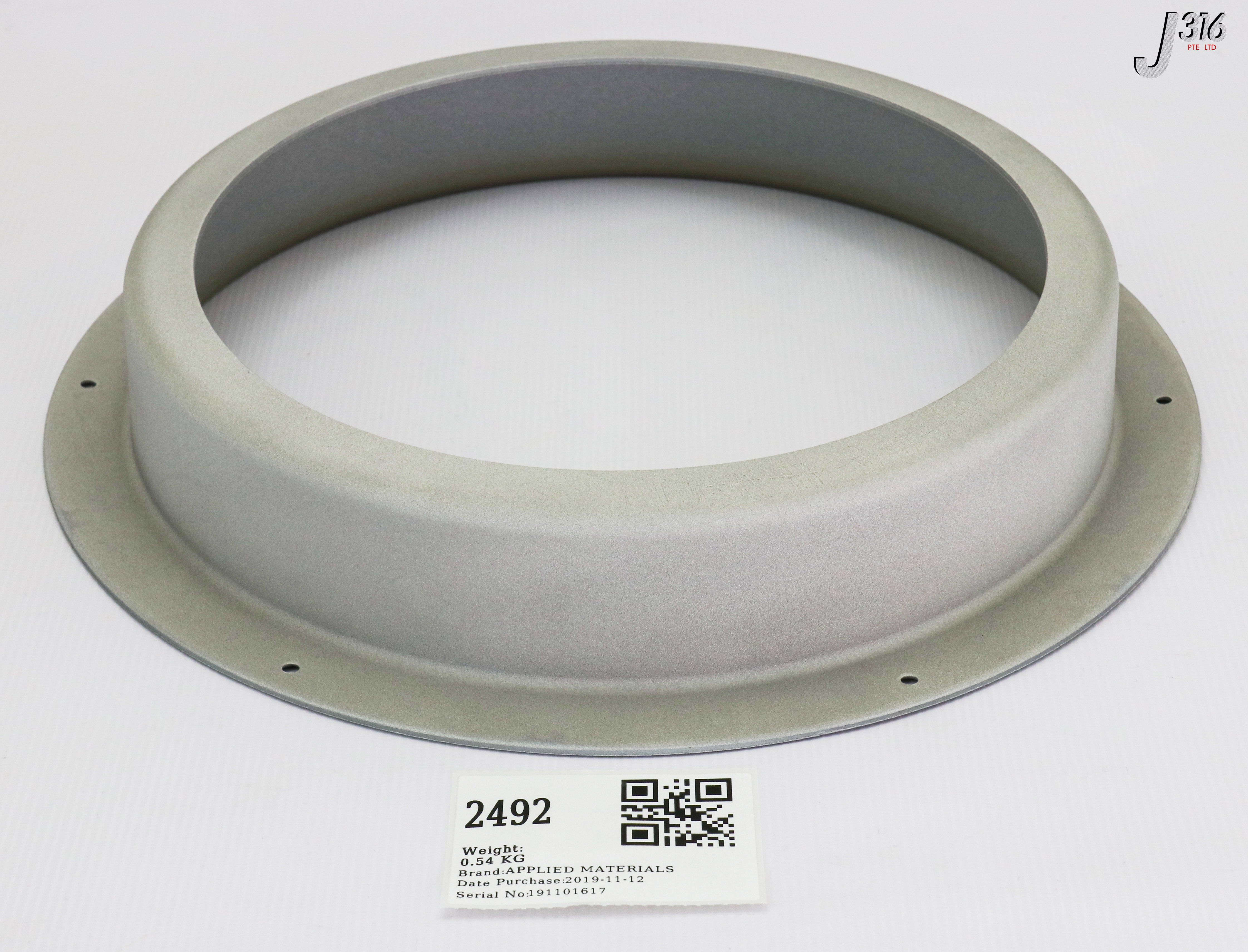 2492 APPLIED MATERIALS SHIELD 8" PCII @C & D 0020-26588