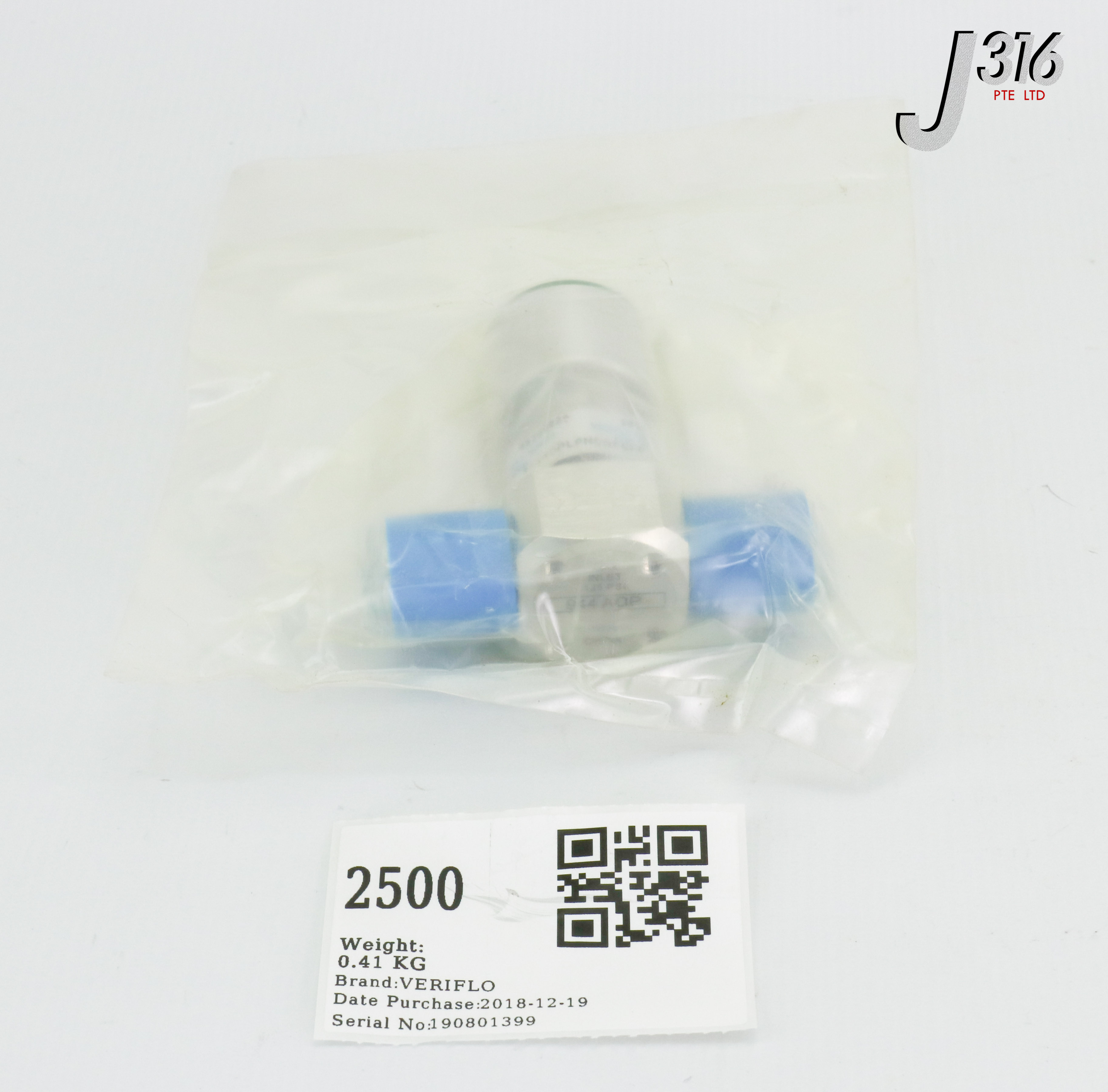 2500 VERIFLO DIAPHRAGM VALVE, P/N: 48200029 (NEW) 944AOPLPNOSFSFF