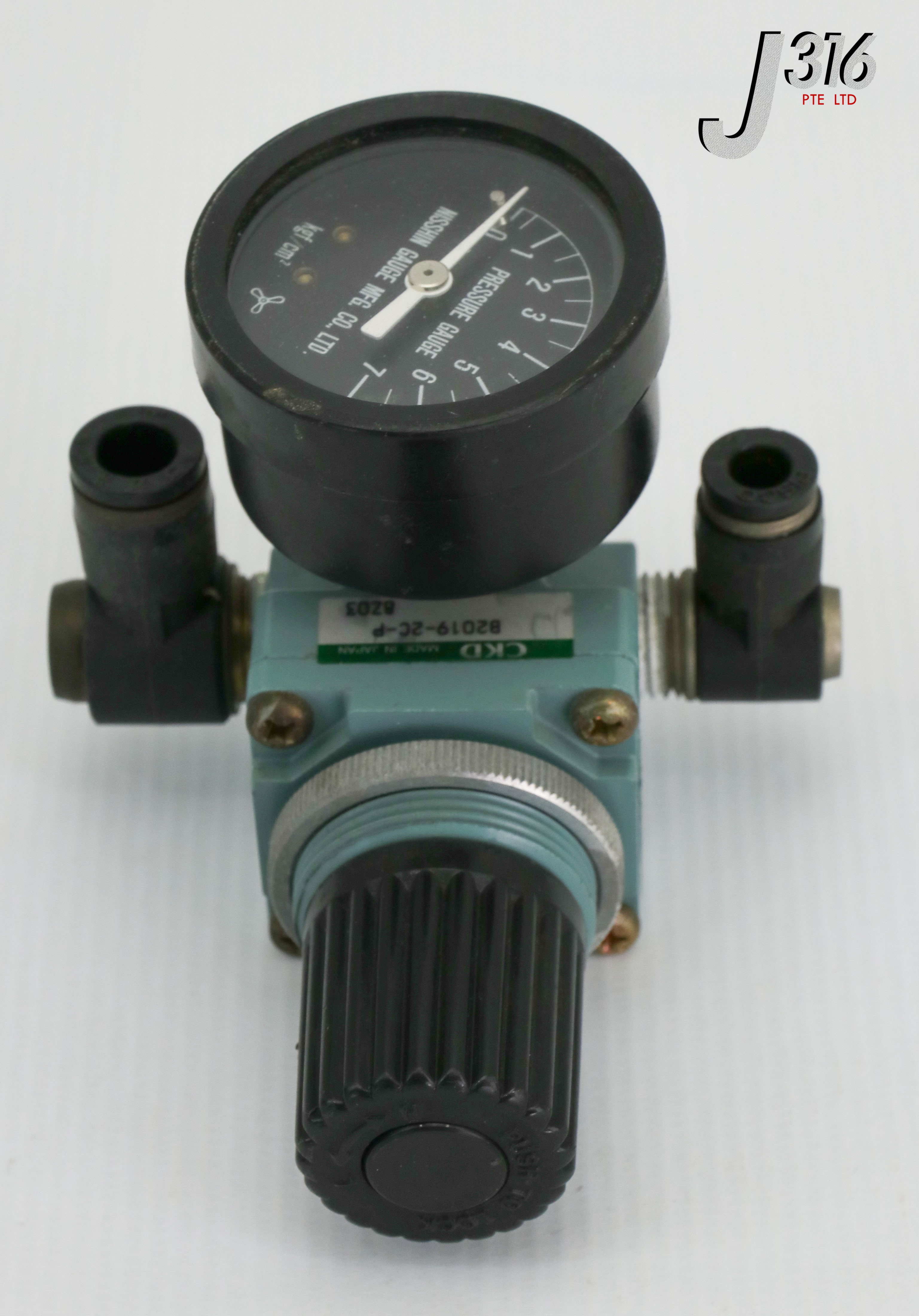 Mod# B2019-2C-P gauge #G490-6-PK10 LMSI Used CKD PRESSURE Regulator Warranty 