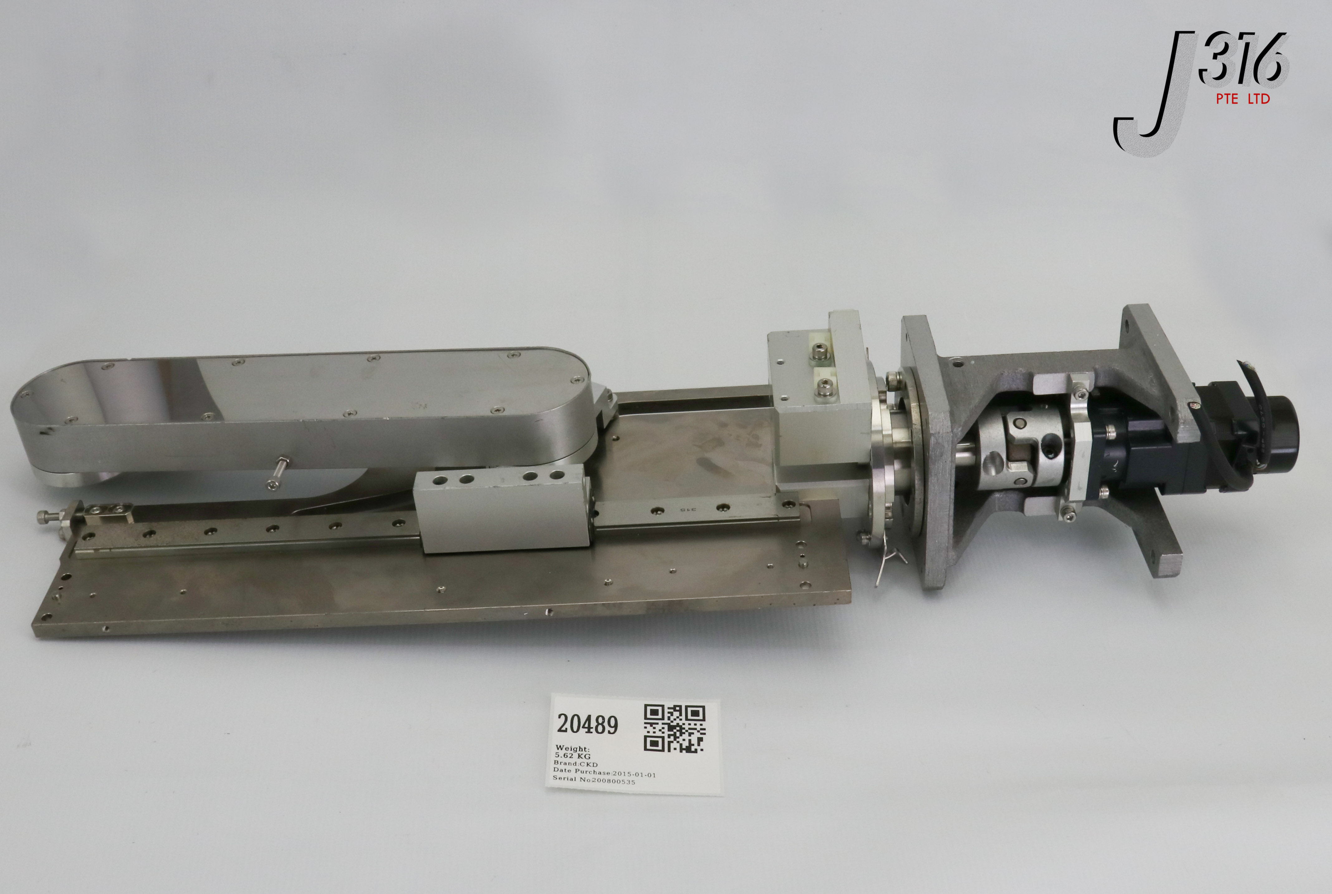 20489 CKD WAFER FAB COMPONET LEFT SIDE W/ VEXTA MOTOR PK543AW1-A2 EHS-3000S-0-235-L-NL540006