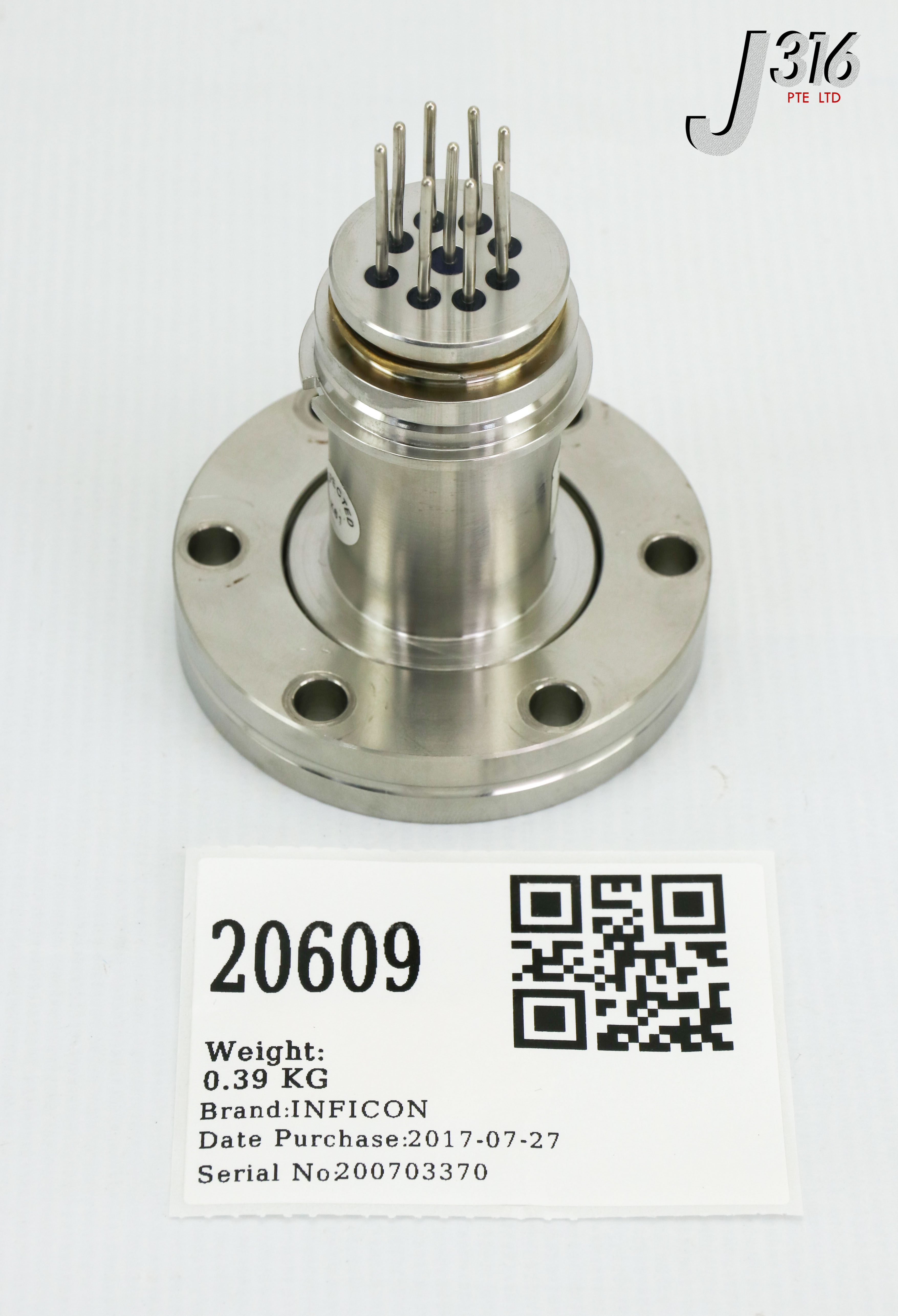 20609 INFICON PIRANI GAUGE SENSOR, PBR260(I) IN846519-T