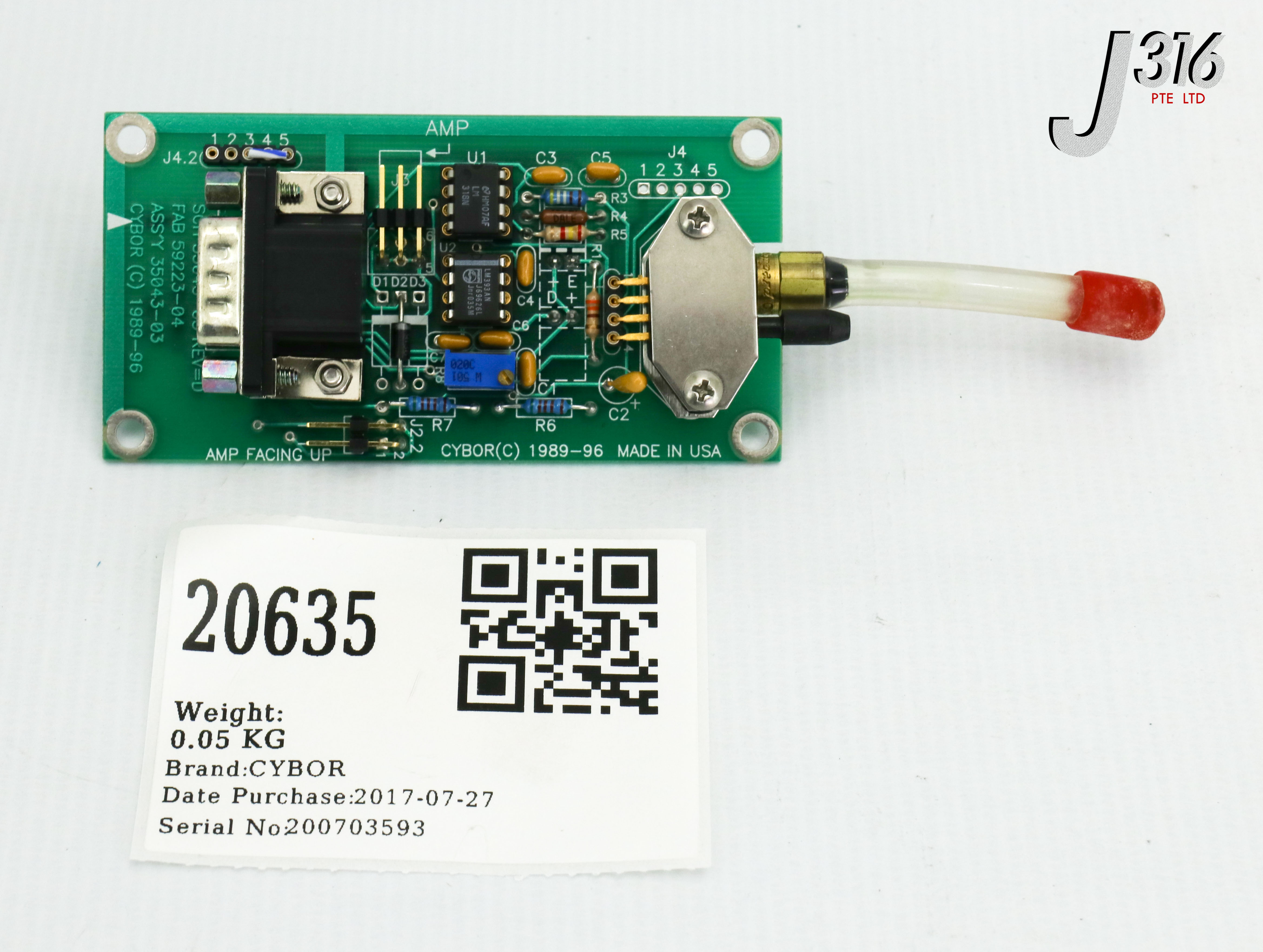 20635 CYBOR PCB ASSY, PUMP PCB 35043-03