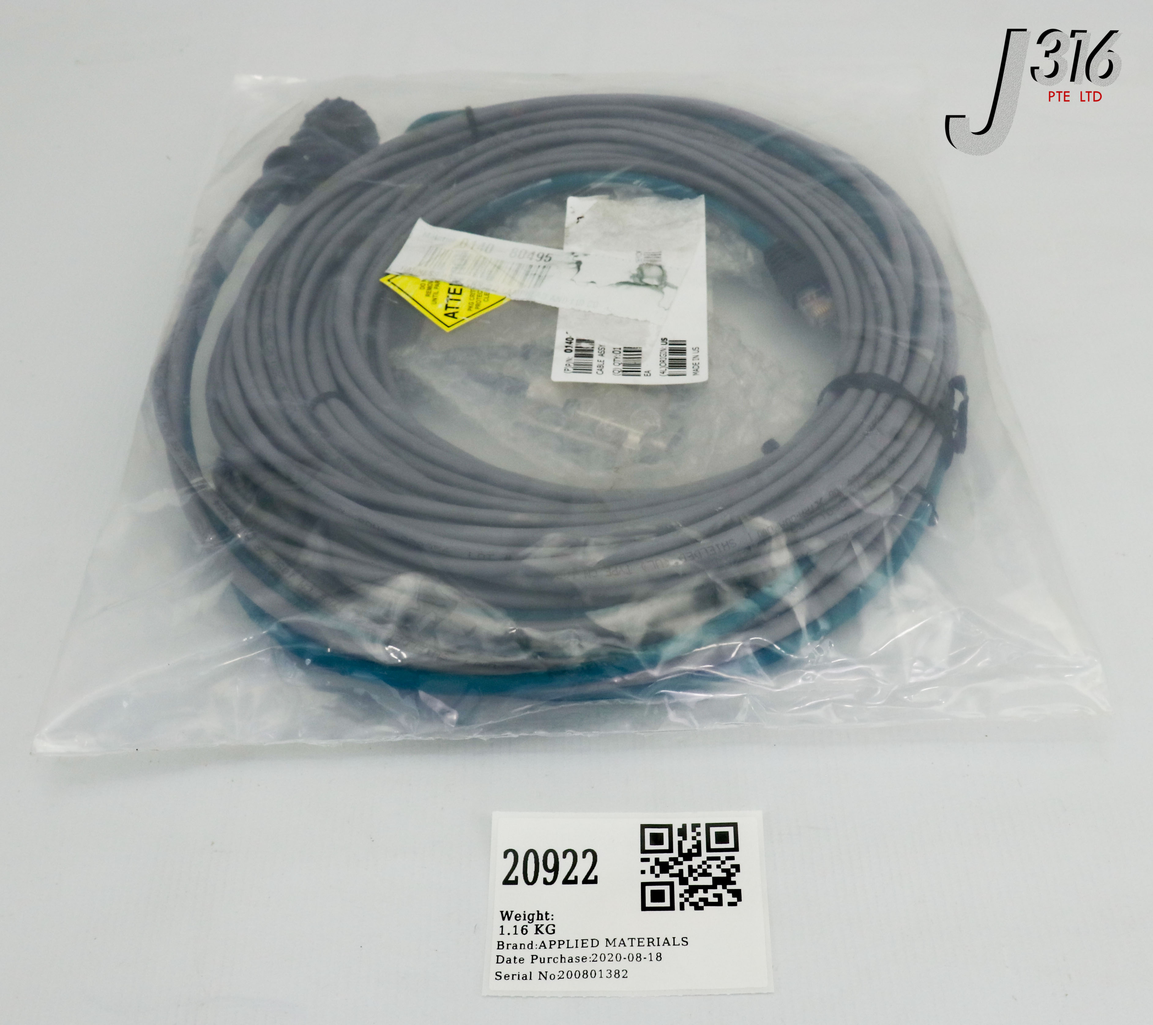 20922 APPLIED MATERIALS HARNESS ASSY, CIOC TO LAMP HEAD AND LID CO (NEW) 0140-80495