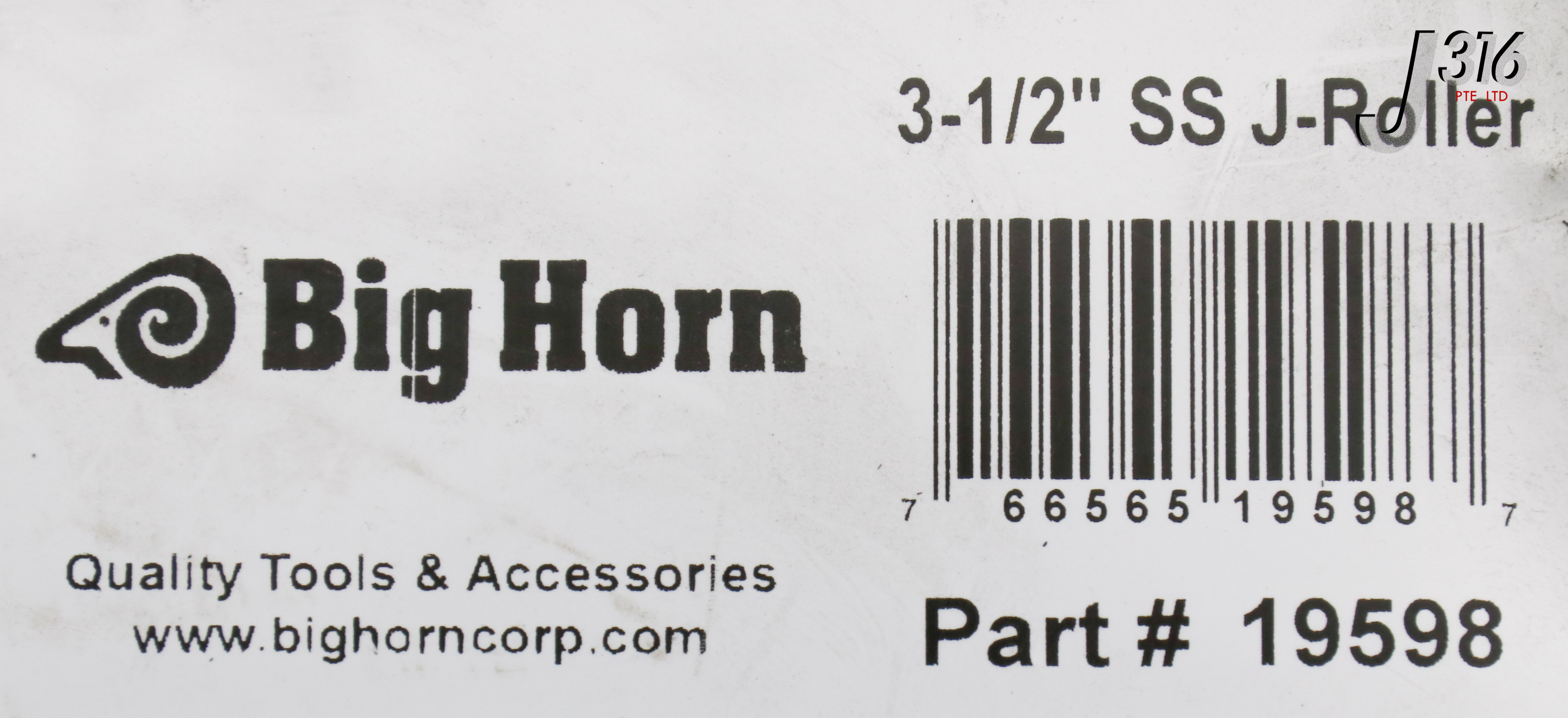 Big Horn 19598 3-1/2 Inch Stainless Steel J-Roller 
