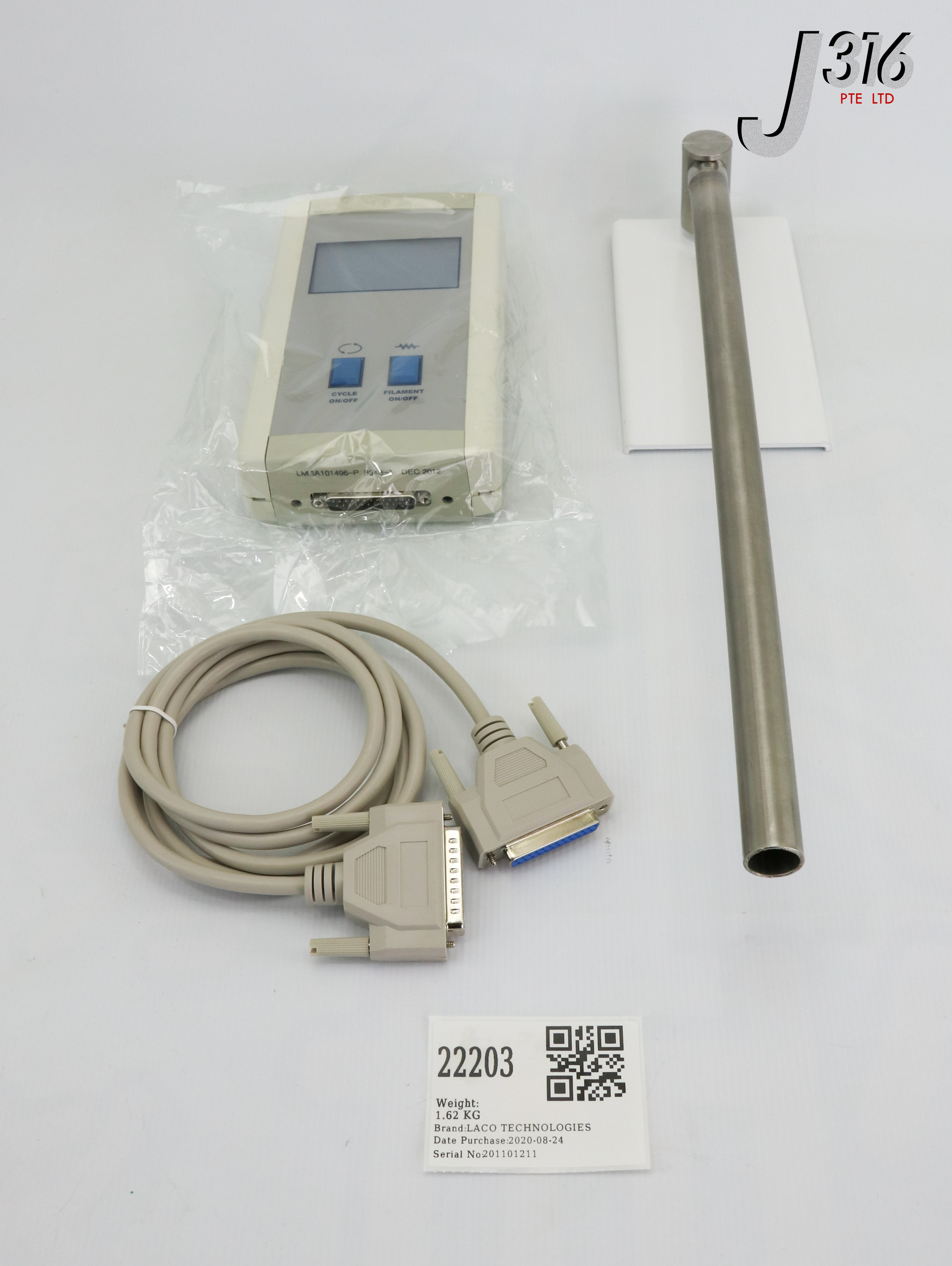 22203 LACO TECHNOLOGIES PENDANT, DIGITAL CONTROL W/ USER GUIDE, CABLE & STAND HOLDER  (NEW) LMSA101496-P