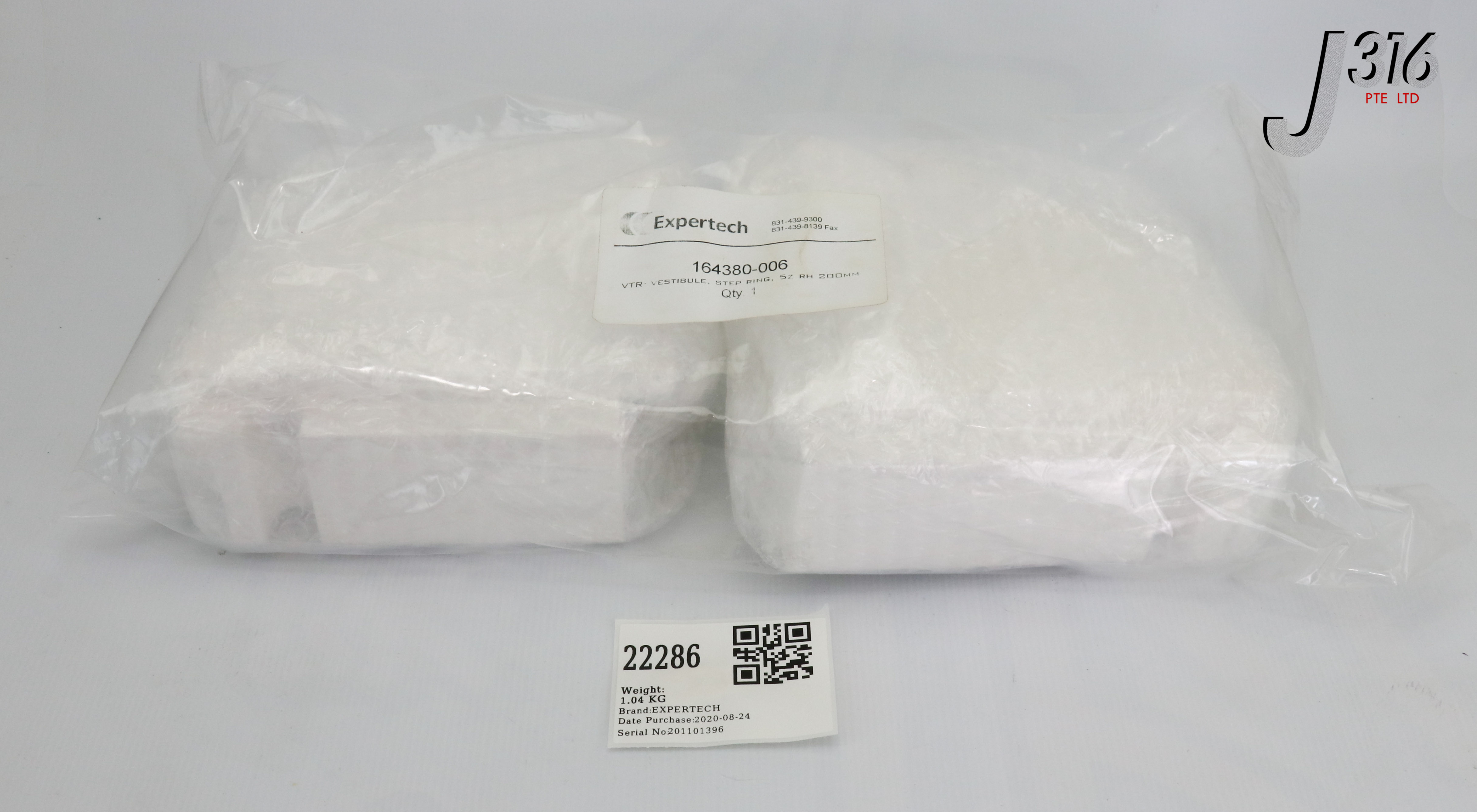 22286 EXPERTECH VTR- VESTIBULE, STEP RING, 5Z RH 200MM (NEW) 164380-006