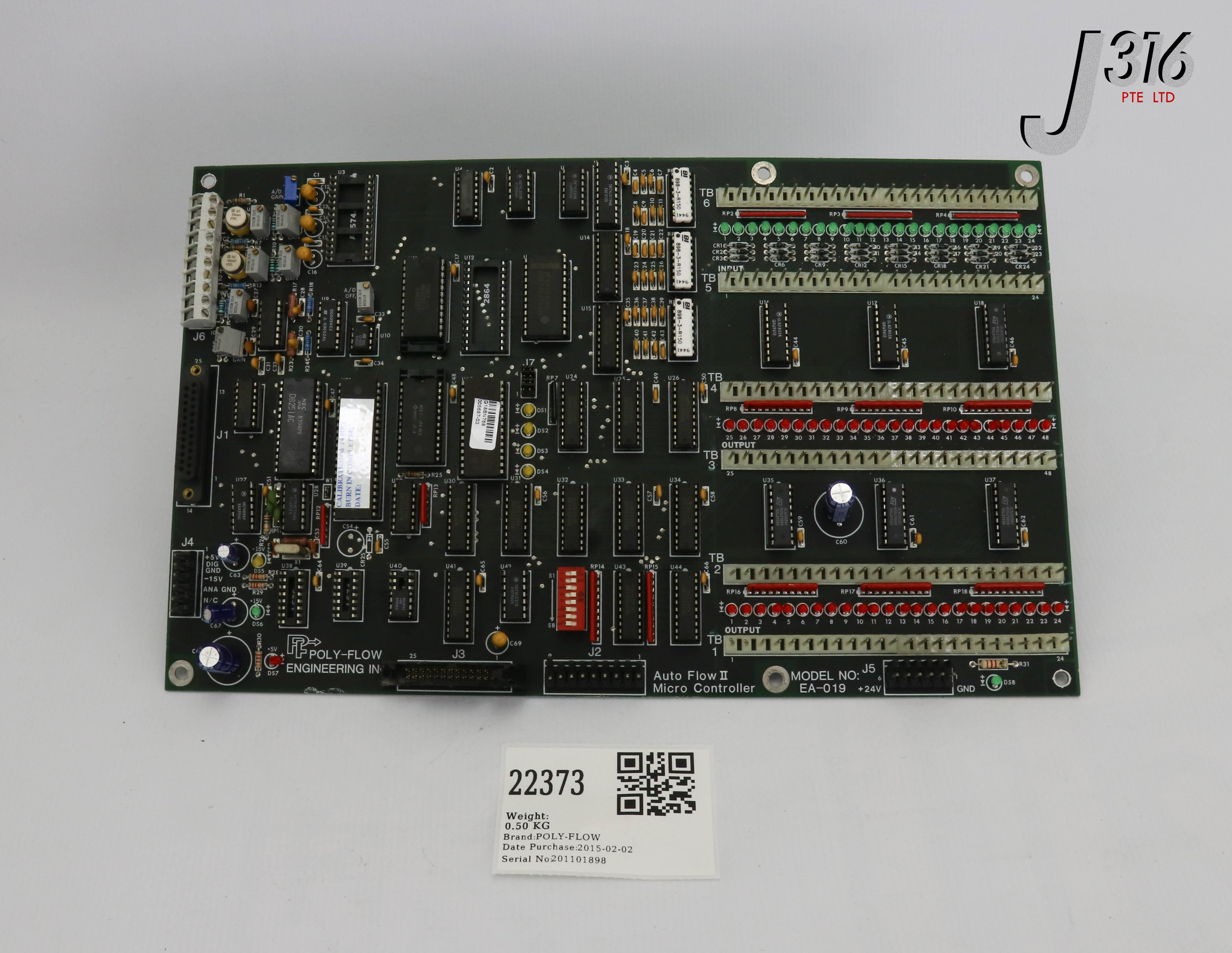 22373 POLY-FLOW PCB, AUTO FLOW II MICRO CONTROLLER EA-019
