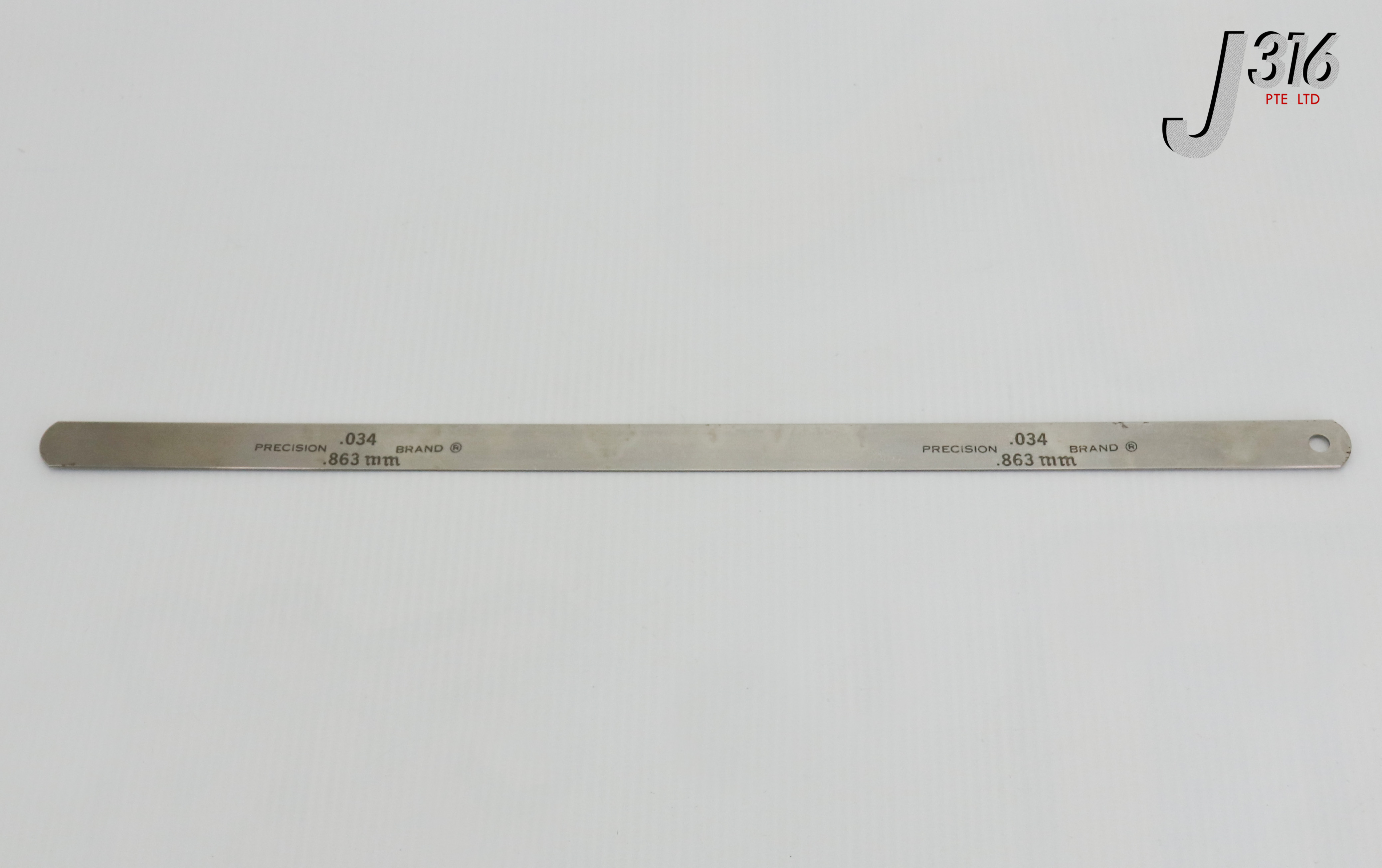 22446 PRECISION BRAND FEELER GAGE BLADE, 0.034 X 1/2'' X 12'', 19775  (LOTS OF 7) (NEW) 5XE71