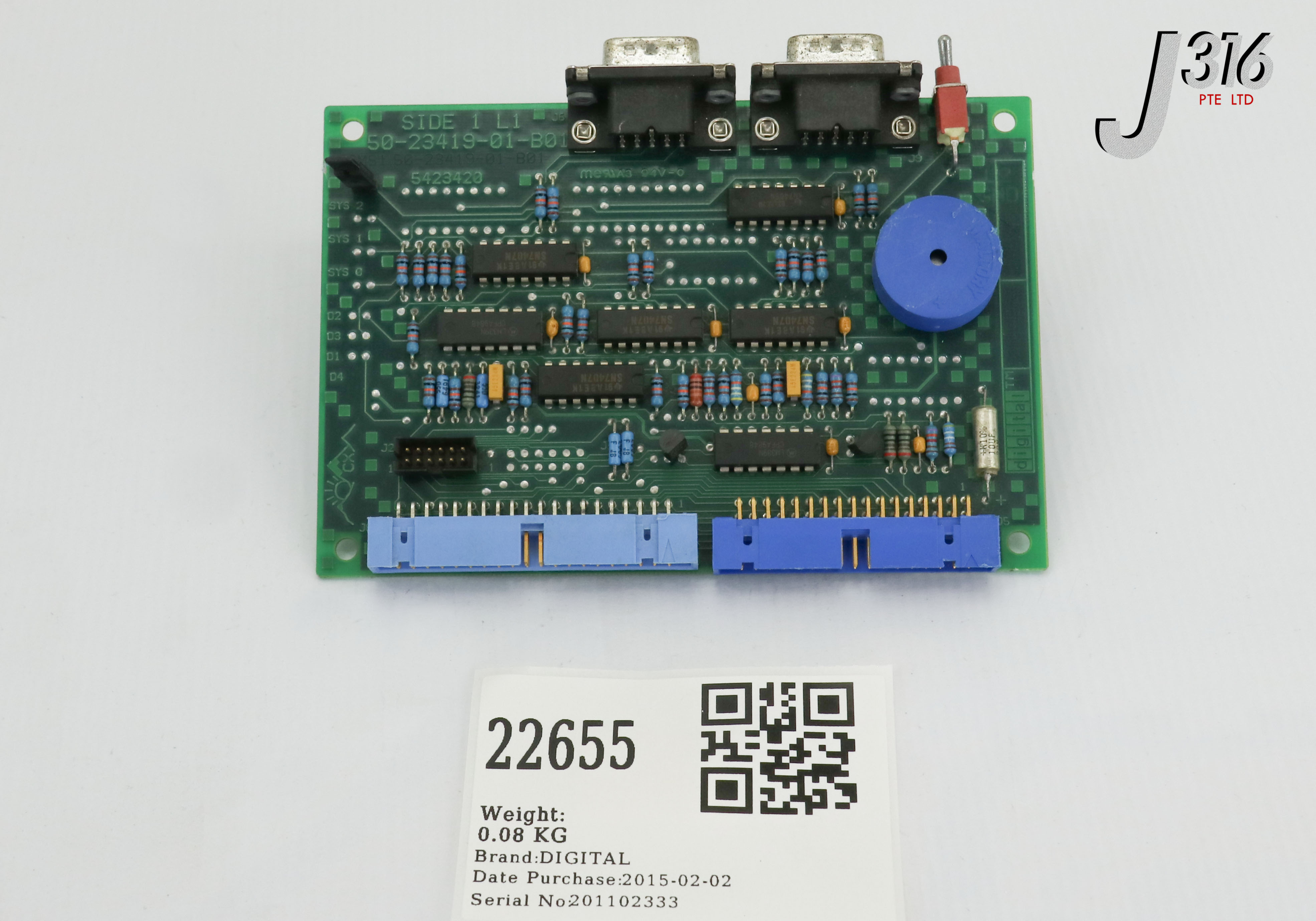 22655 DIGITAL EQUIPMENT PCB, SWXRA-GA/Z EMU MODULE 54-23420-01