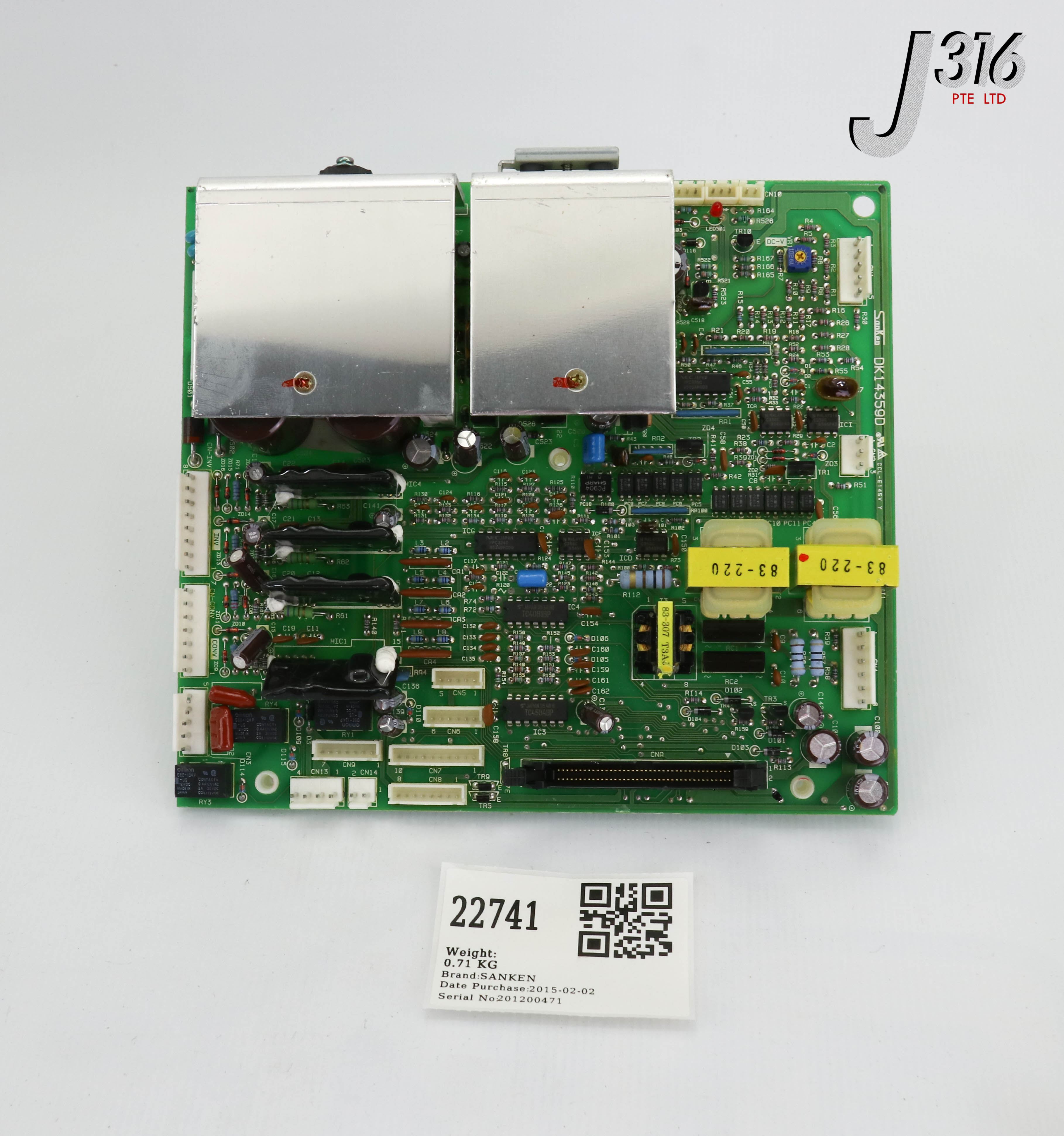 22741 SANKEN PCB, PC BOARD DK14359D