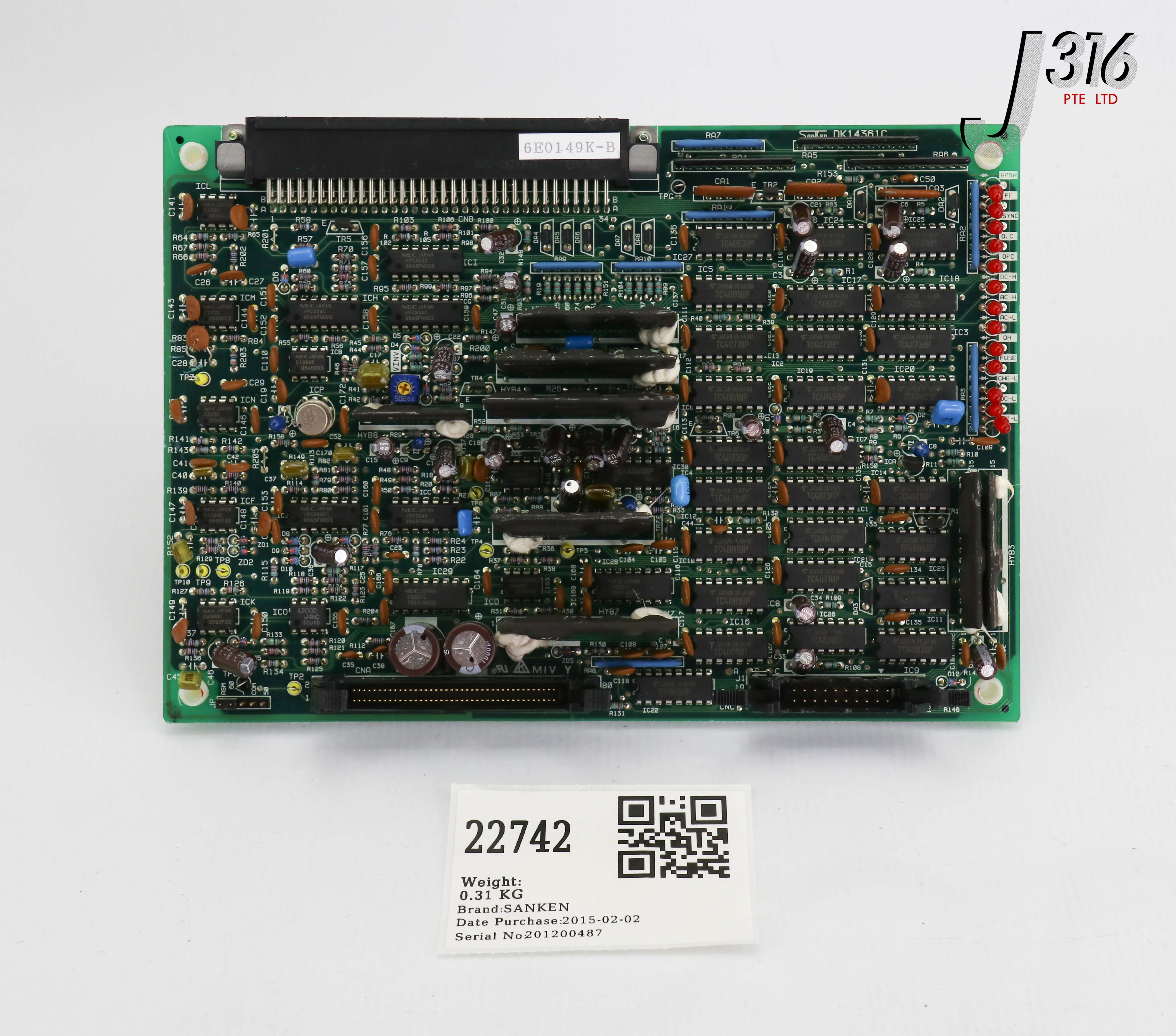 22742 SANKEN PCB ASSY DK14361C