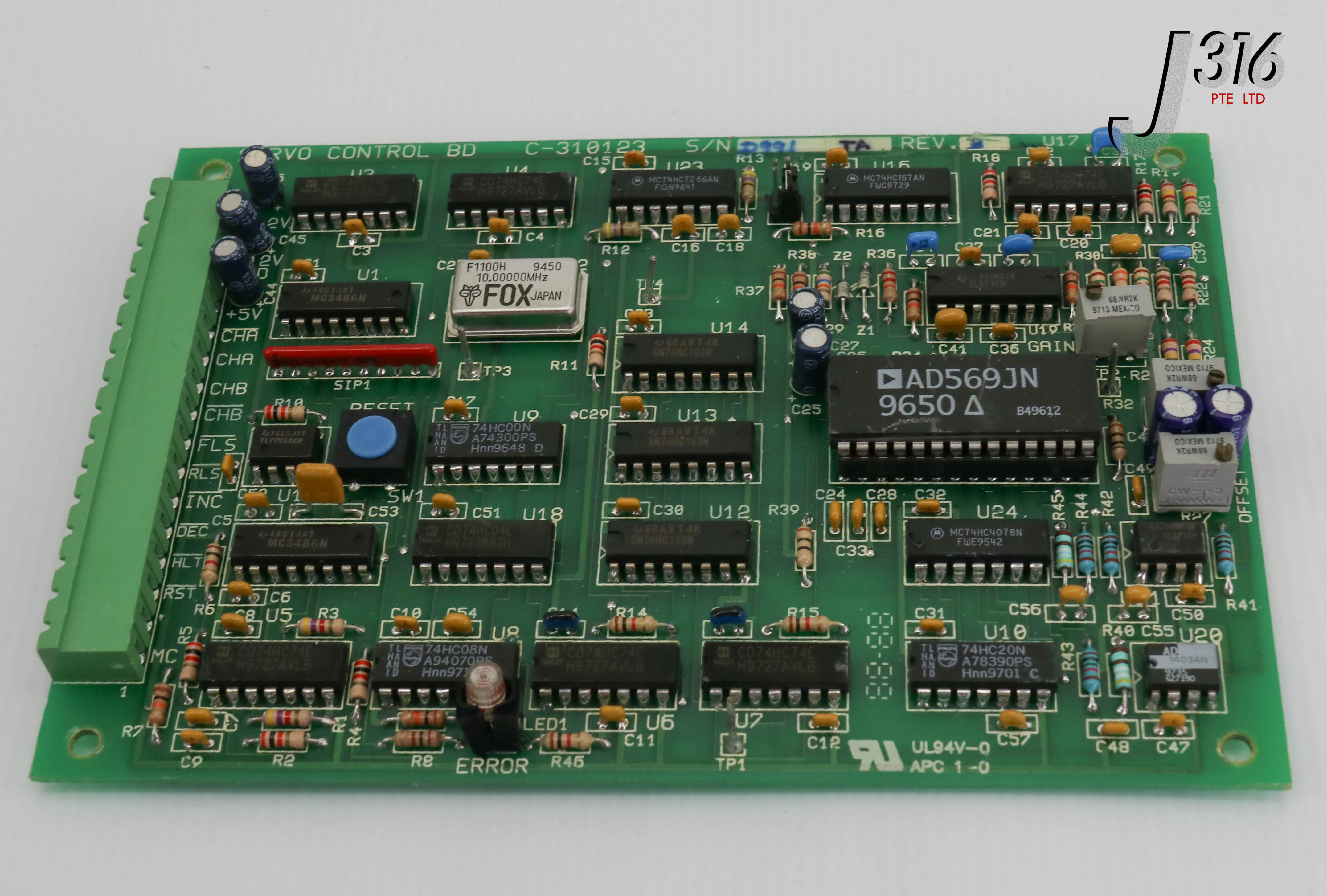 22808 SONOSCAN PCB, SERVO CONTROL BD C-310123 – J316Gallery