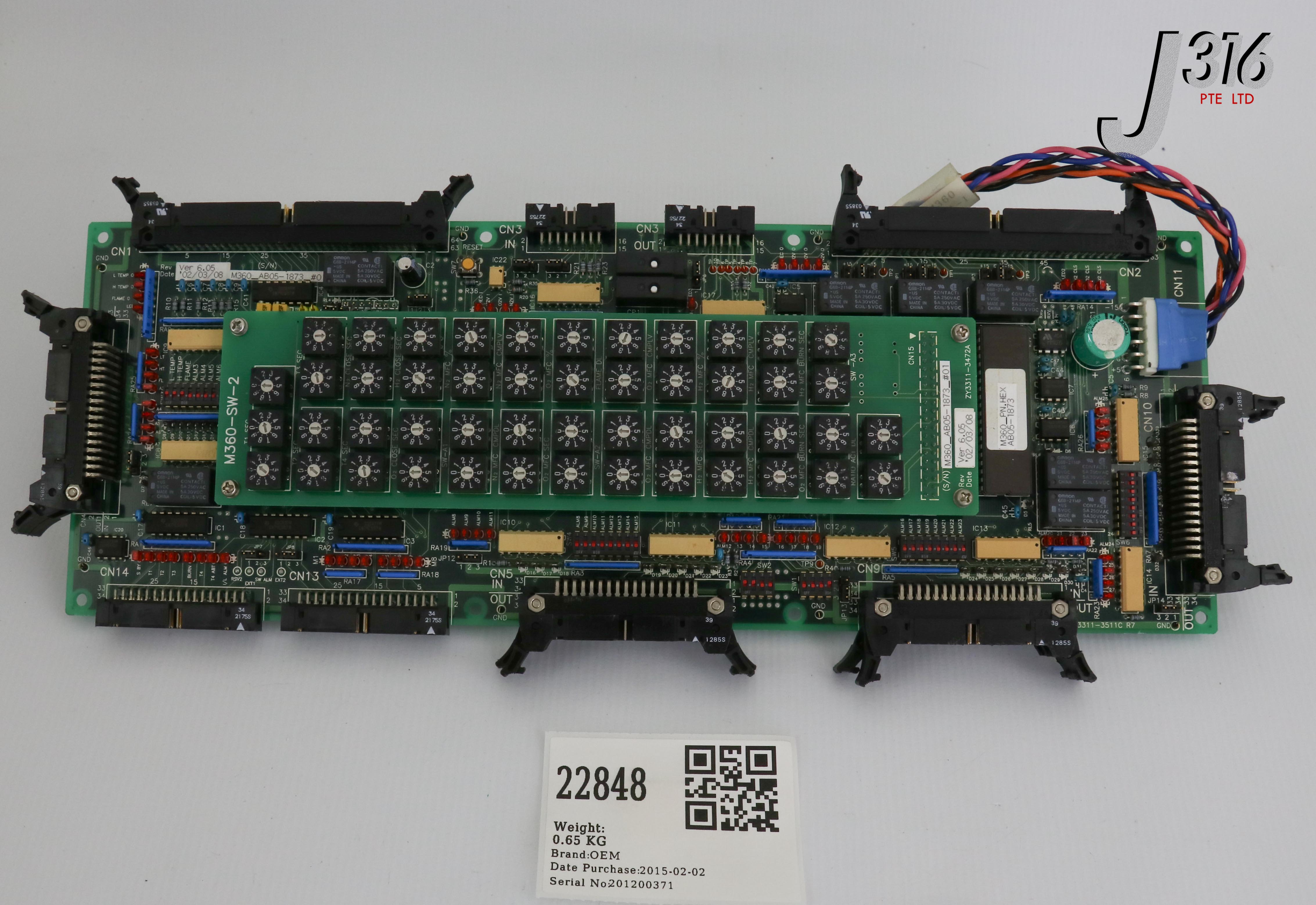 22848 OEM PCB ASSY, M360-SW-2, ZY3311-3472A ZY3311-3511C