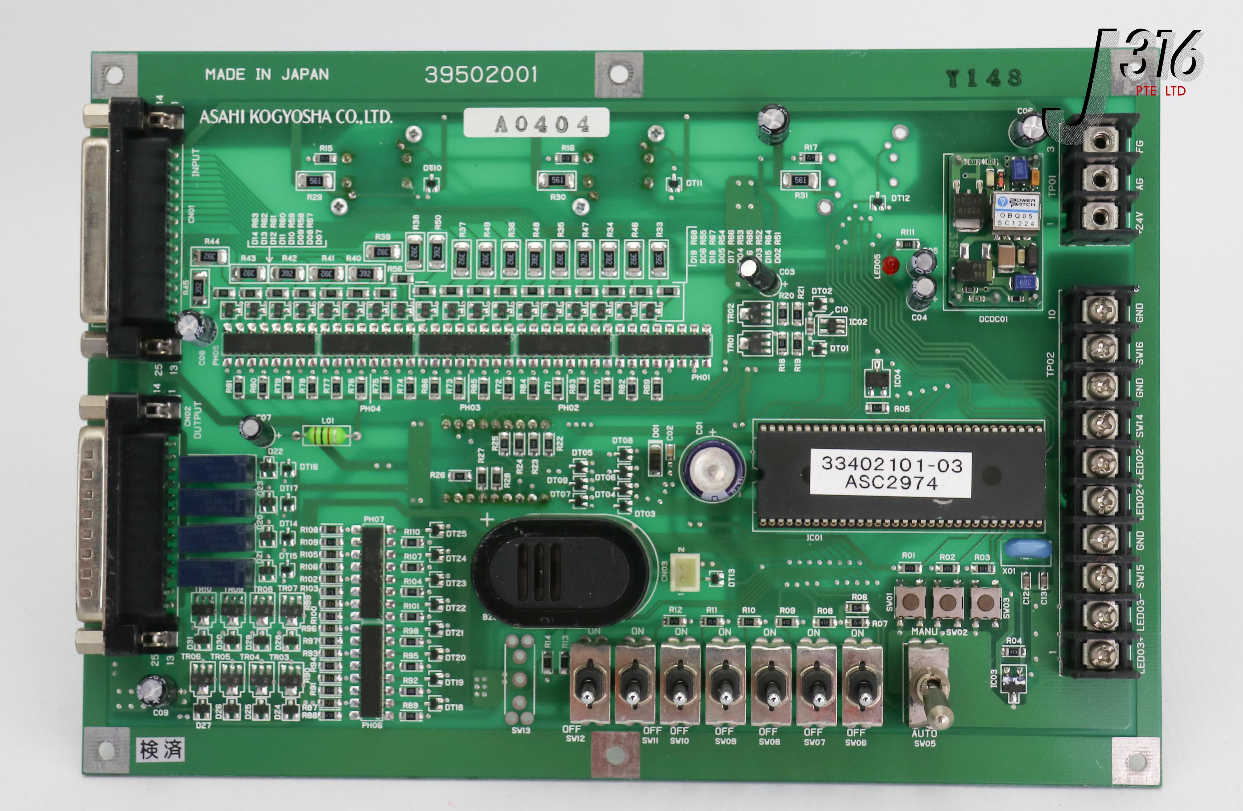 22882 ASAHI KOGYOSHA PCB ASSY, 33402101-03 39502001 - J316Gallery