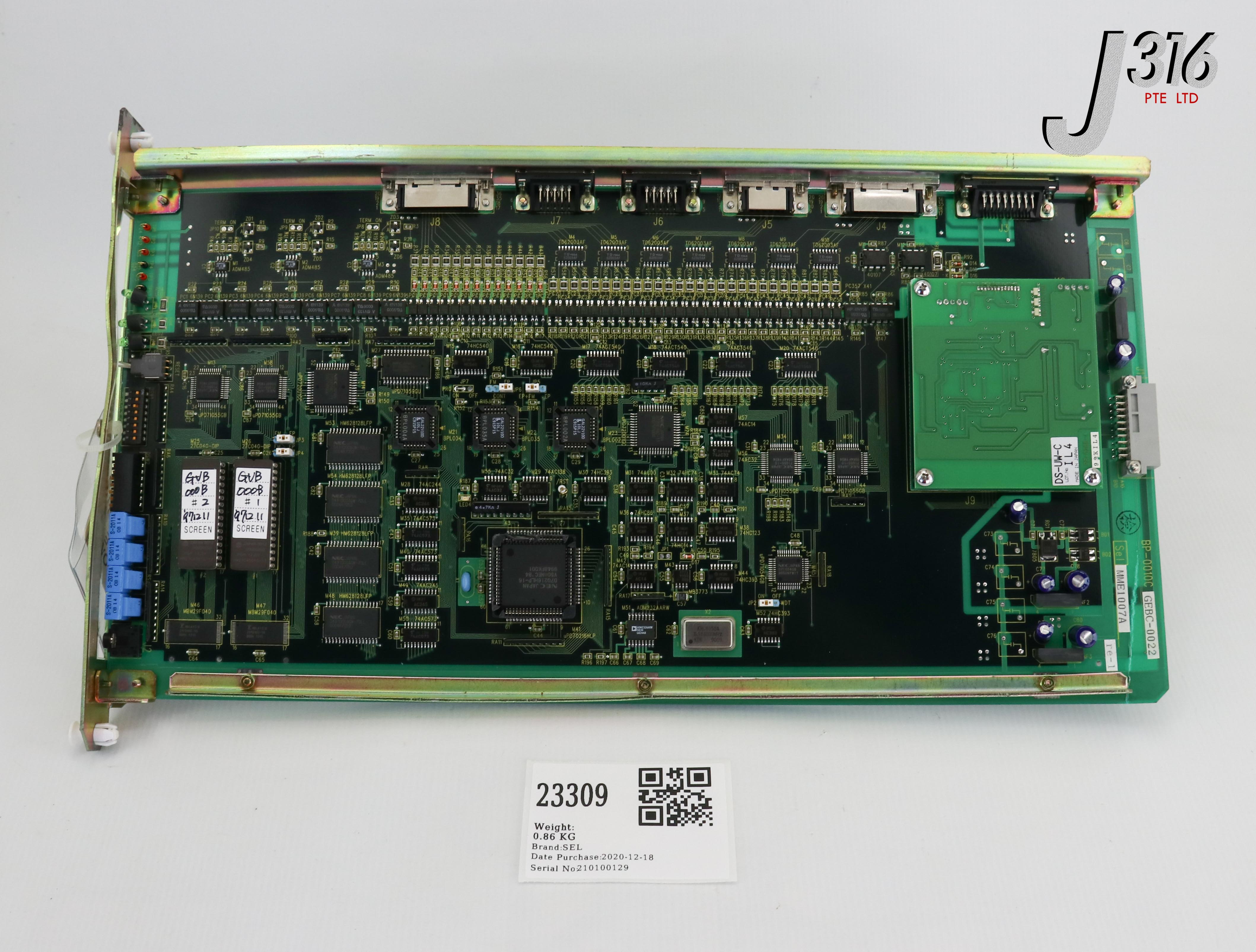 23309 SEL PCB ASSY, BAKE BOARD SLAVE, BP-0010C, GEBC-0022, MME1007A W/ PCB DS-UW-C (PARTS) GEBC-002