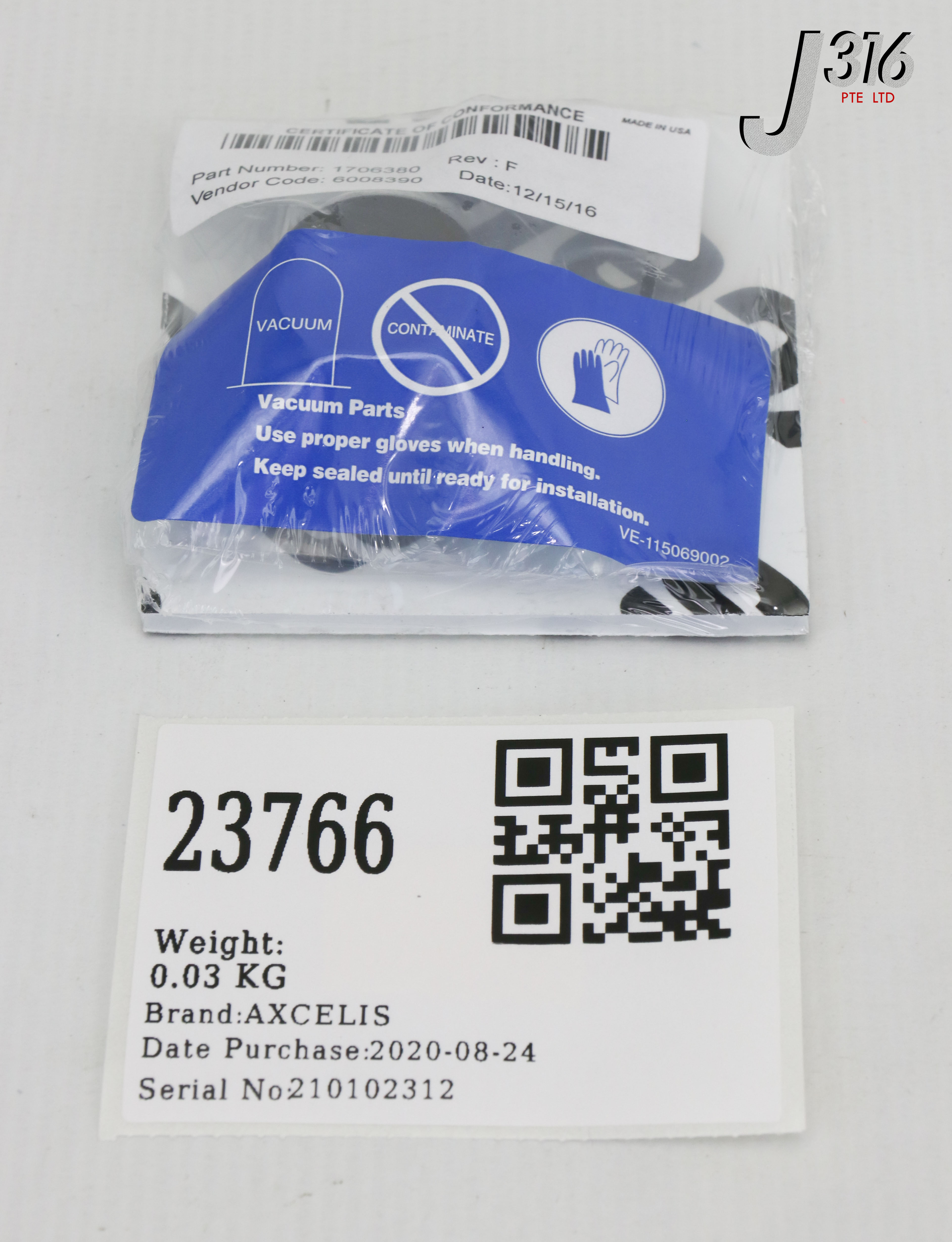 23766 AXCELIS NOZZLE RETAINER (NEW) 1706380