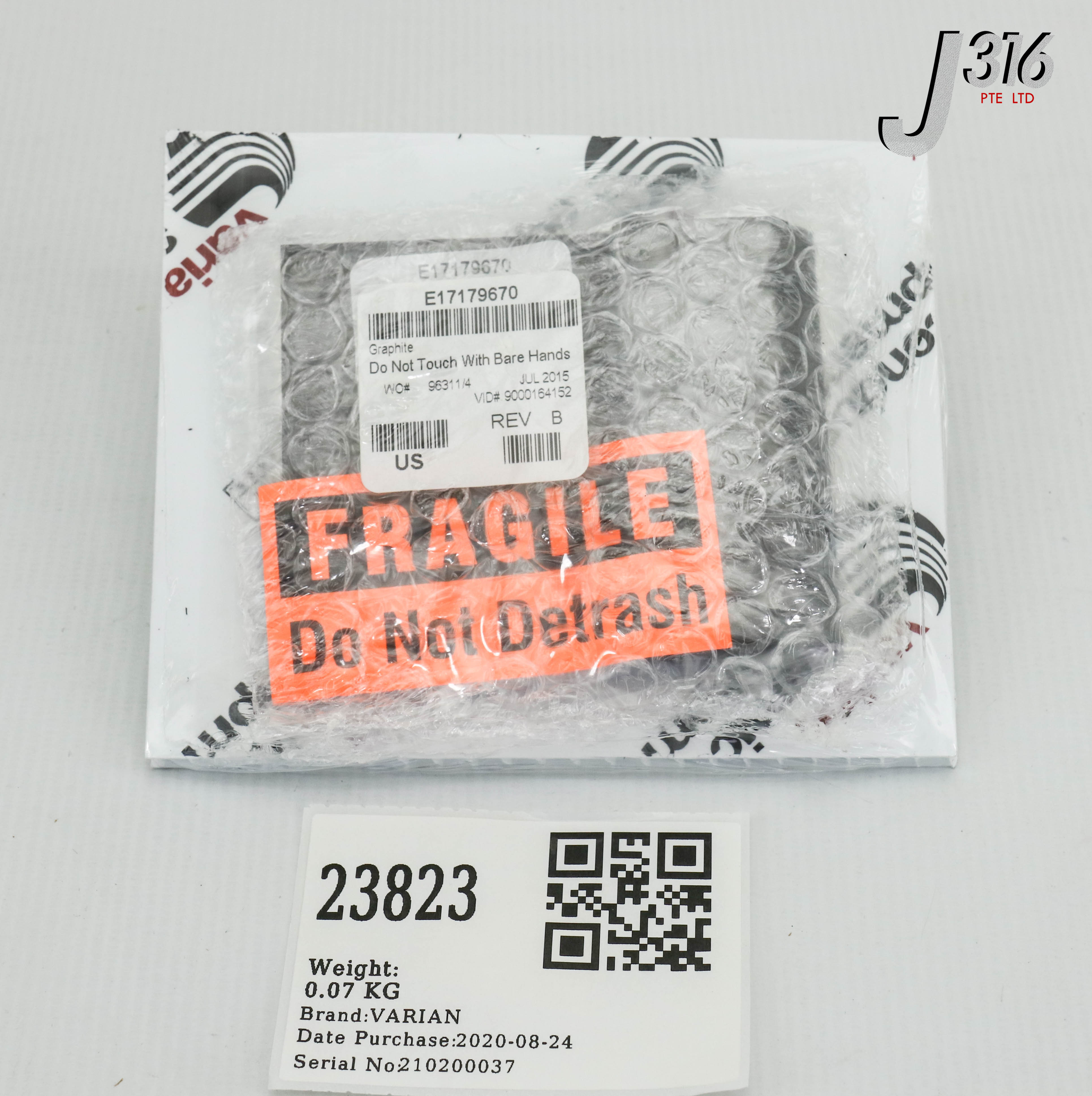 23823 VARIAN 70 RETAINERS (NEW) E17179670