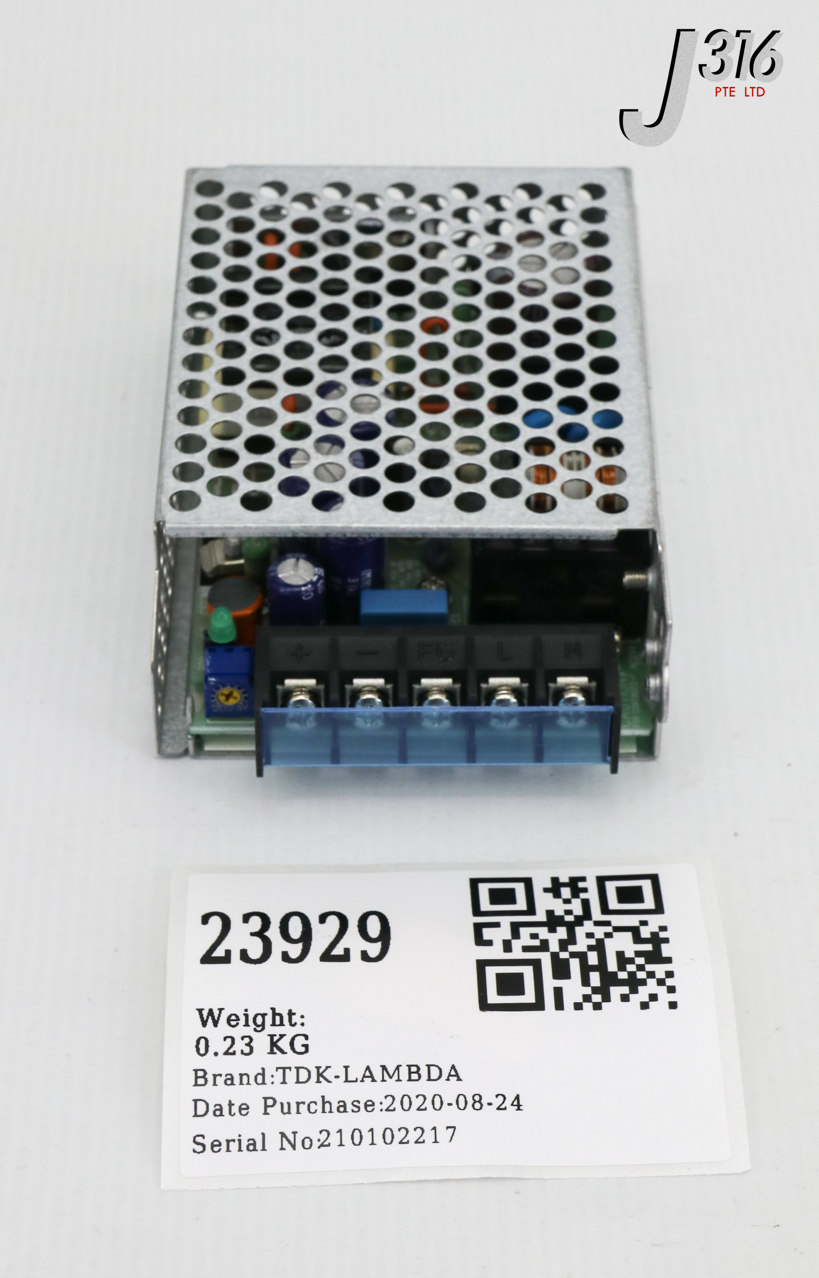 23929 TDK-LAMBDA POWER SUPPLY, I/P: 100-120, O/P: 5V (NEW) HK25A-5/A