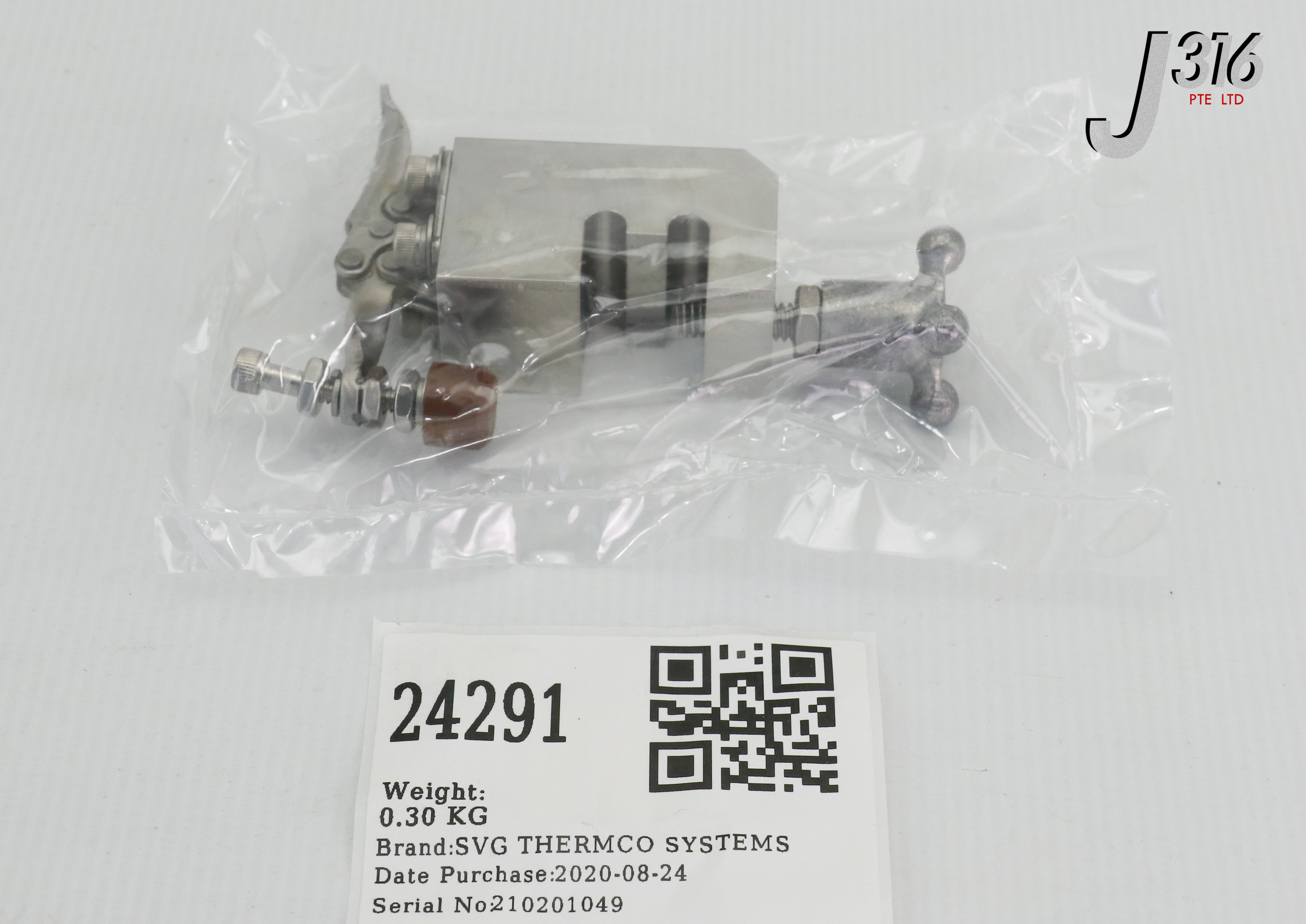 24291 SVG THERMCO QUARTZ TUBE CLAMP (NEW) 601334-03