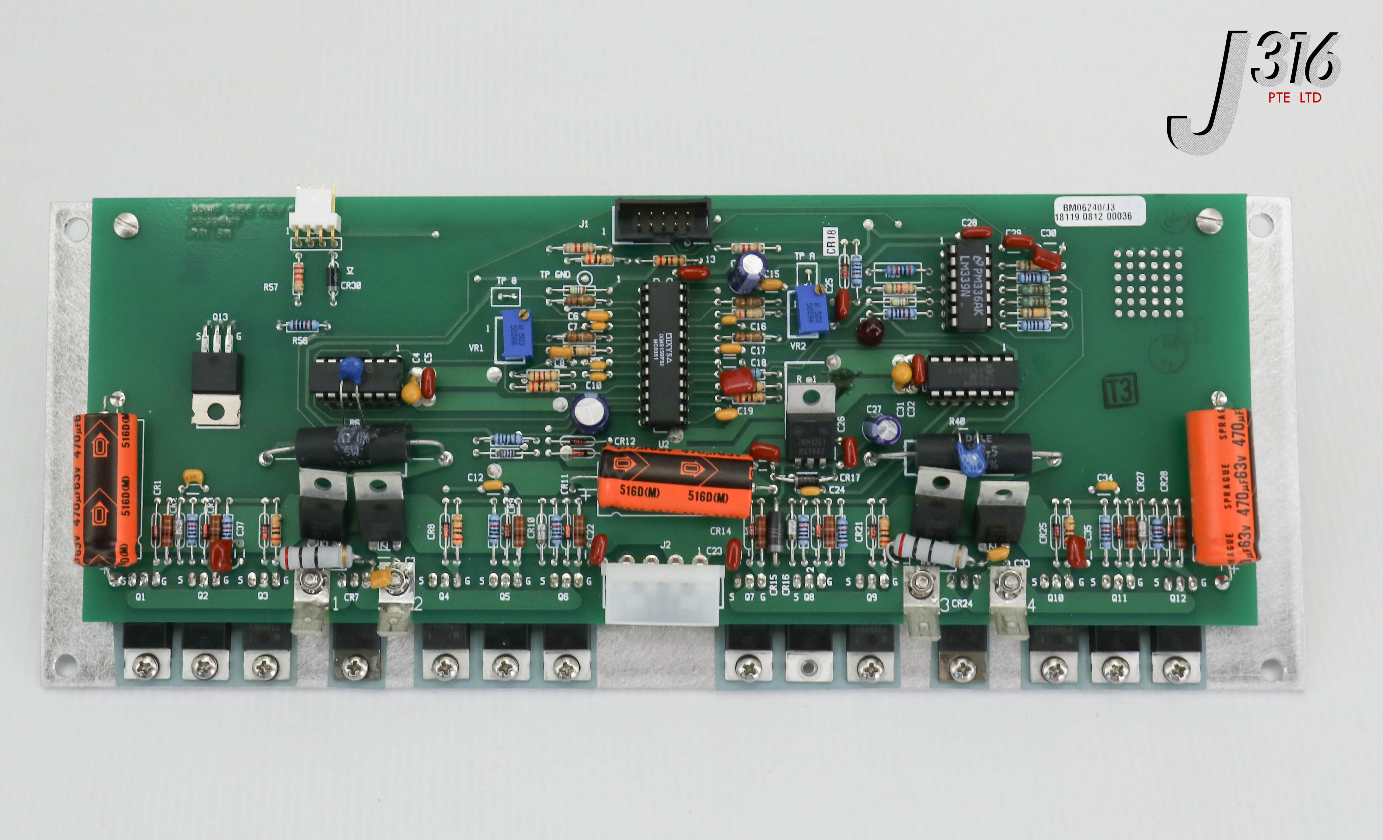 24339 BROOKS PCB, AMPLIFIER SERVO HIGH PW, PB02807 (NEW) BM06240