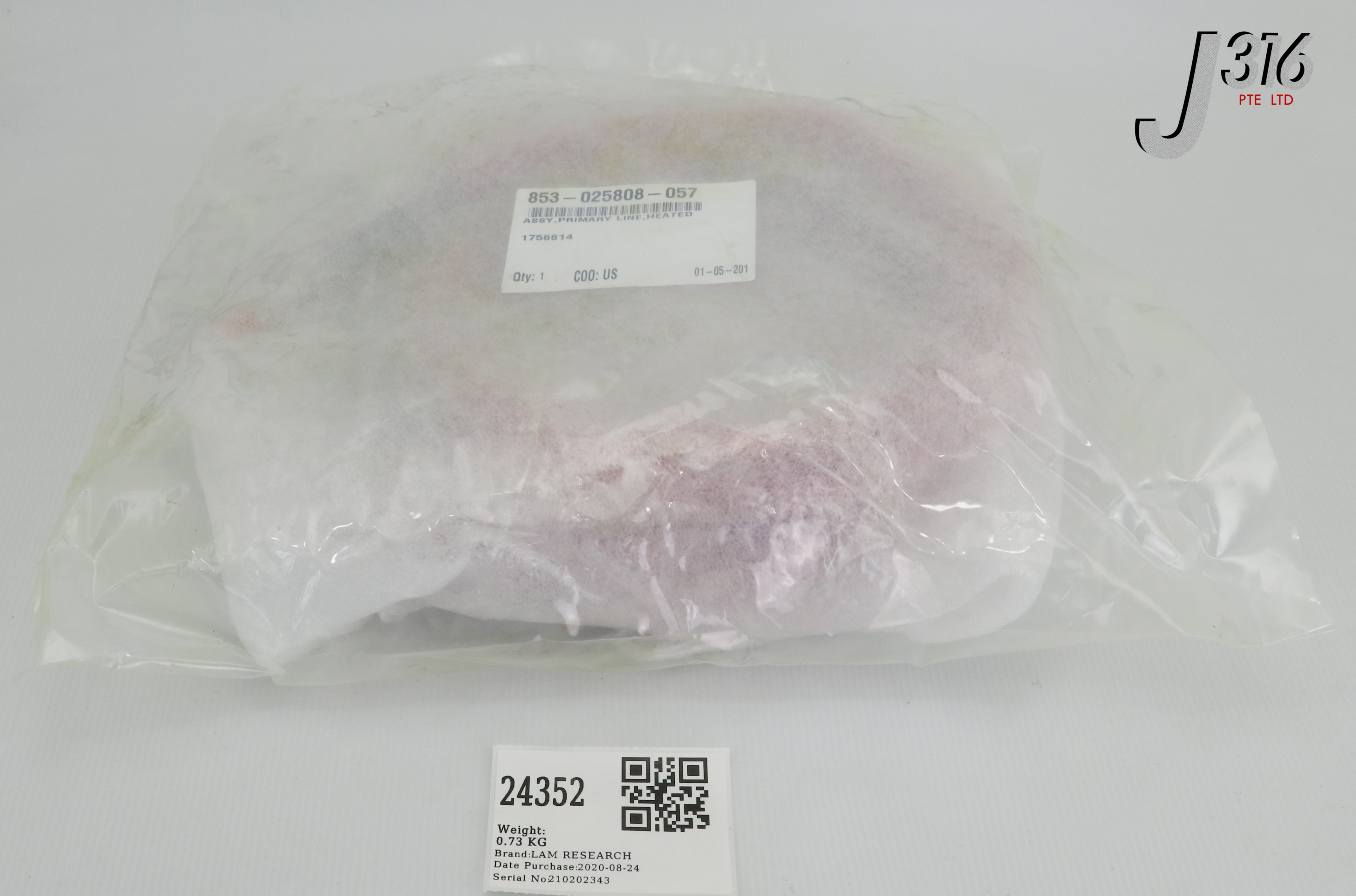 24352 LAM RESEARCH ASSY, PRIMARY LINE, HEATED (NEW) 853-025808-057