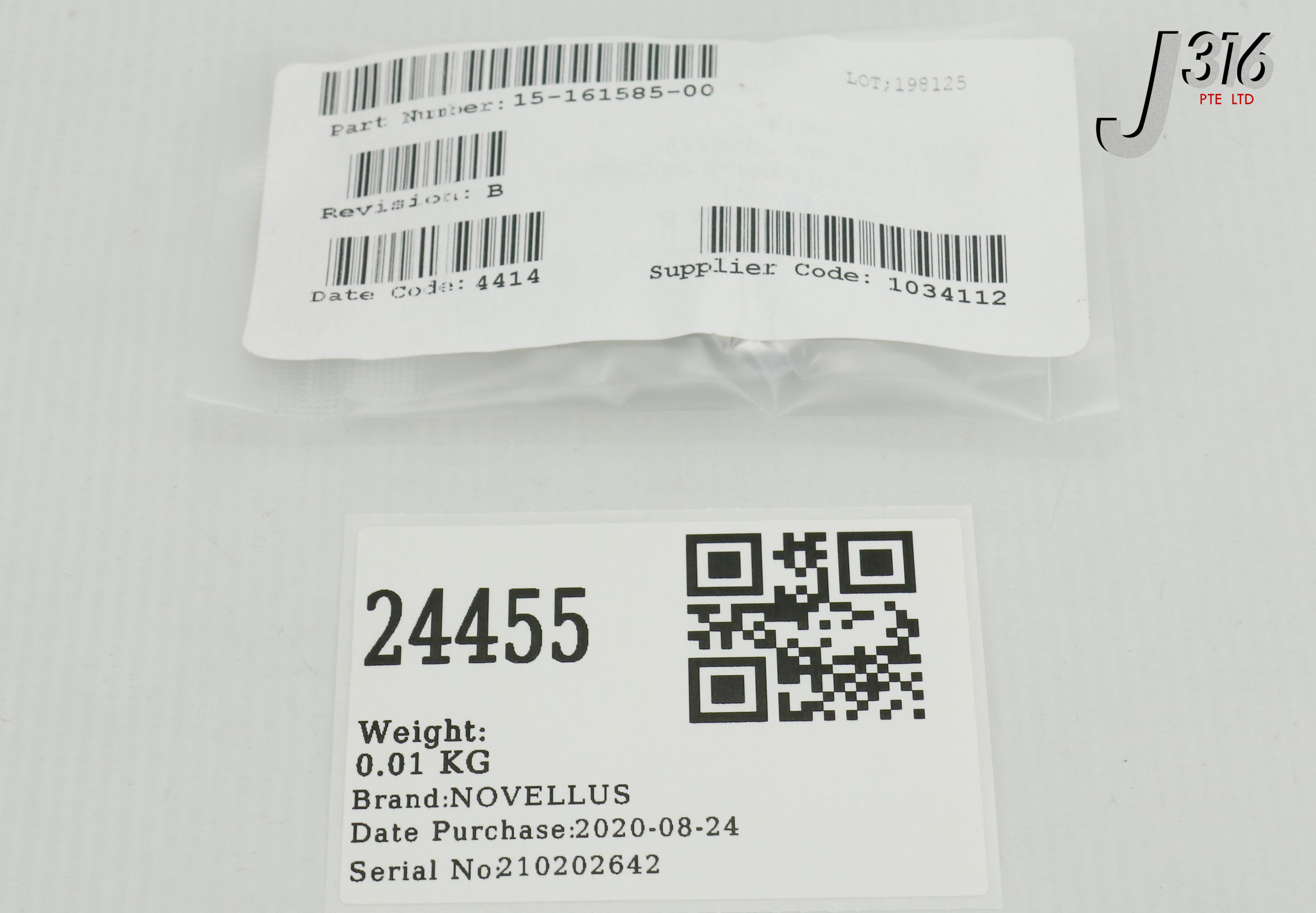24455 NOVELLUS NOZZLE, INJECTOR, SPLIT, SPEED (NEW) 15-161585-00