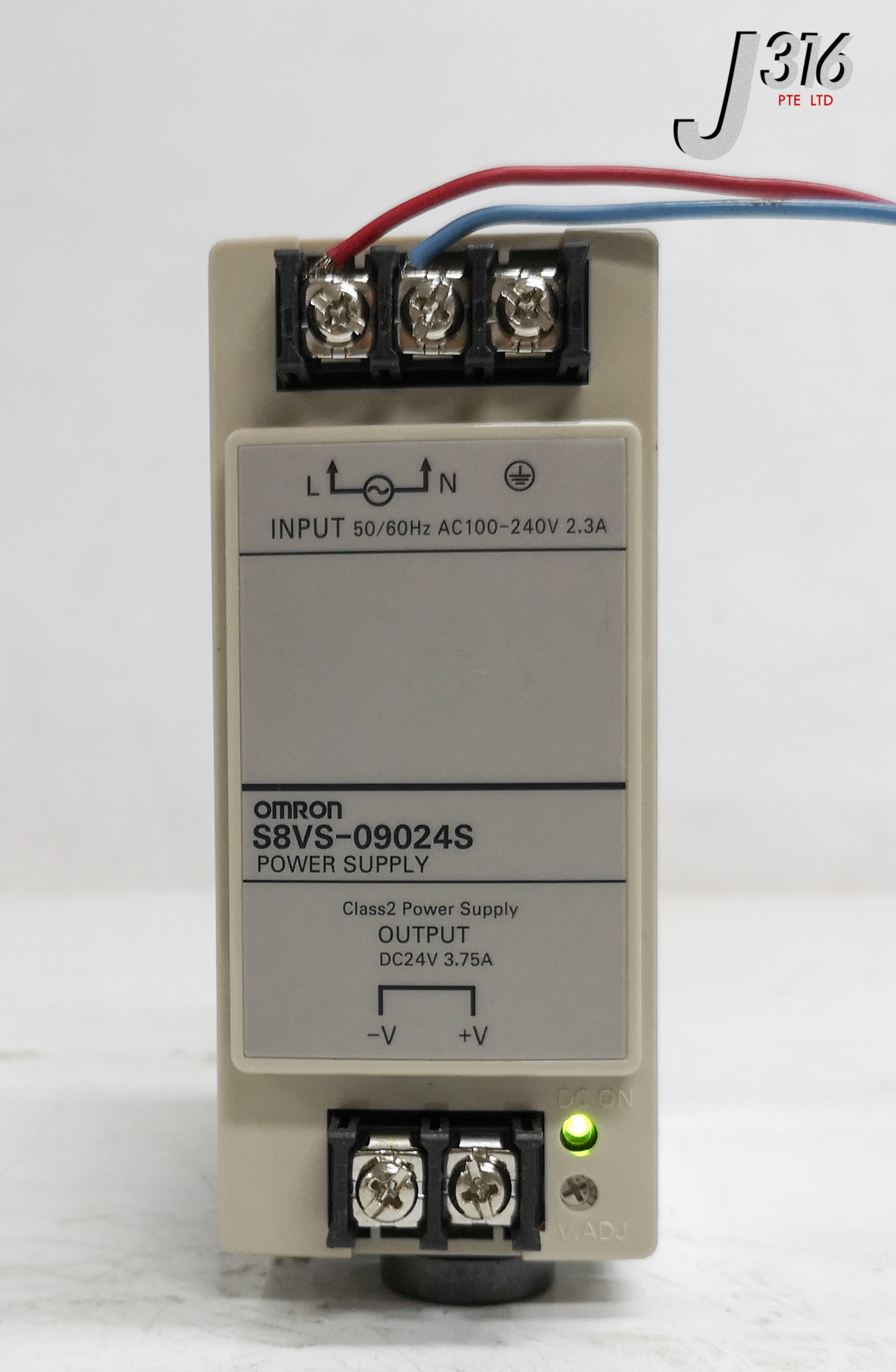 24618 OMRON SWITCH MODE POWER SUPPLY, I/P: 100-240V, O/P: 24V (NEW) S8VS-09024S