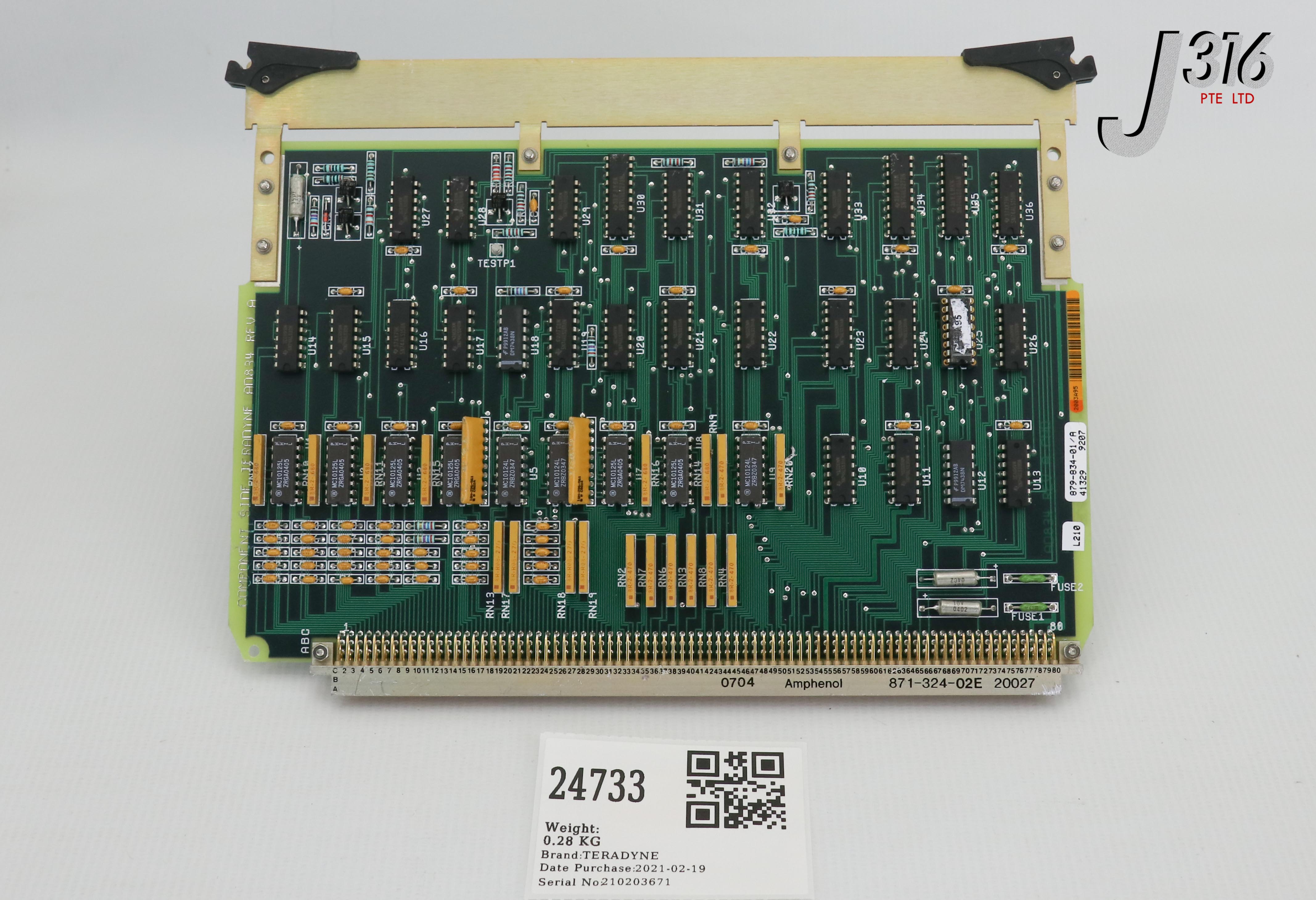24733 TERADYNE PCB, AD834 BOARD, AE-PAC/07, 871-324-02E 879-834-01/A