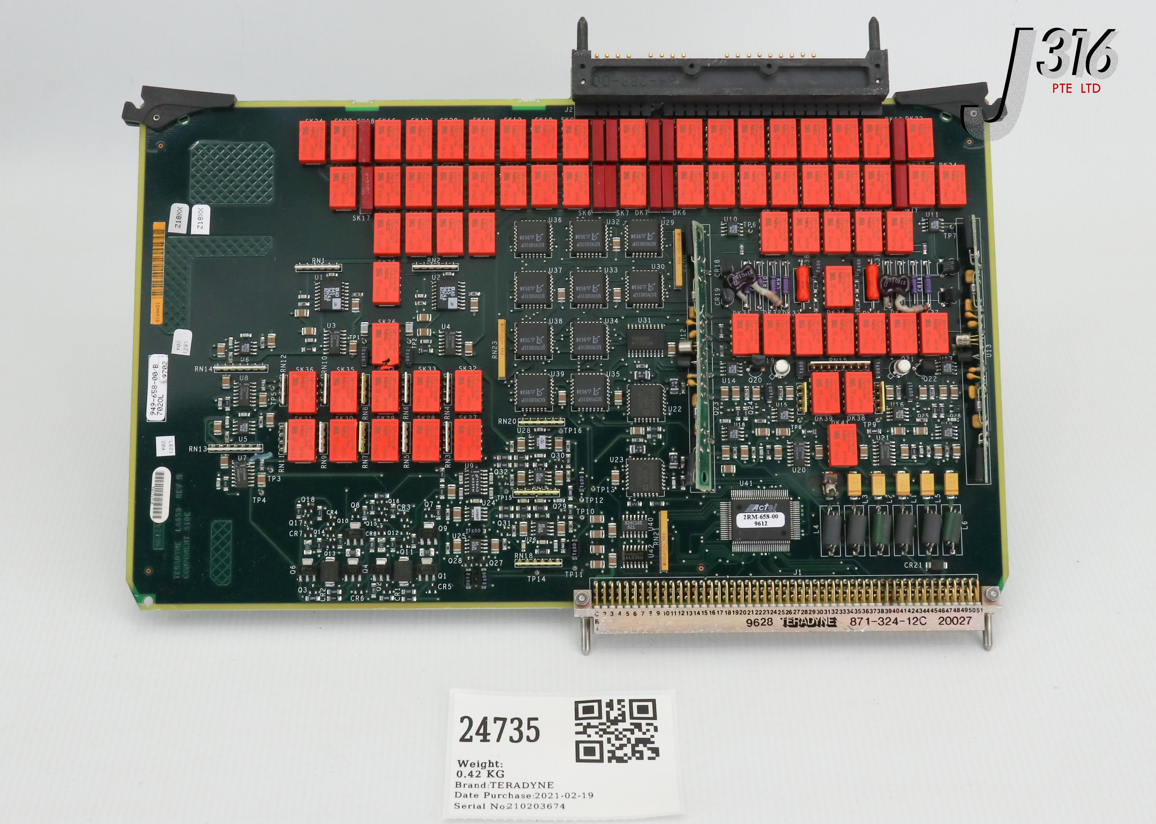 24735 TERADYNE PCB, LA658 BOARD, 871-324-12C 949-658-00/B