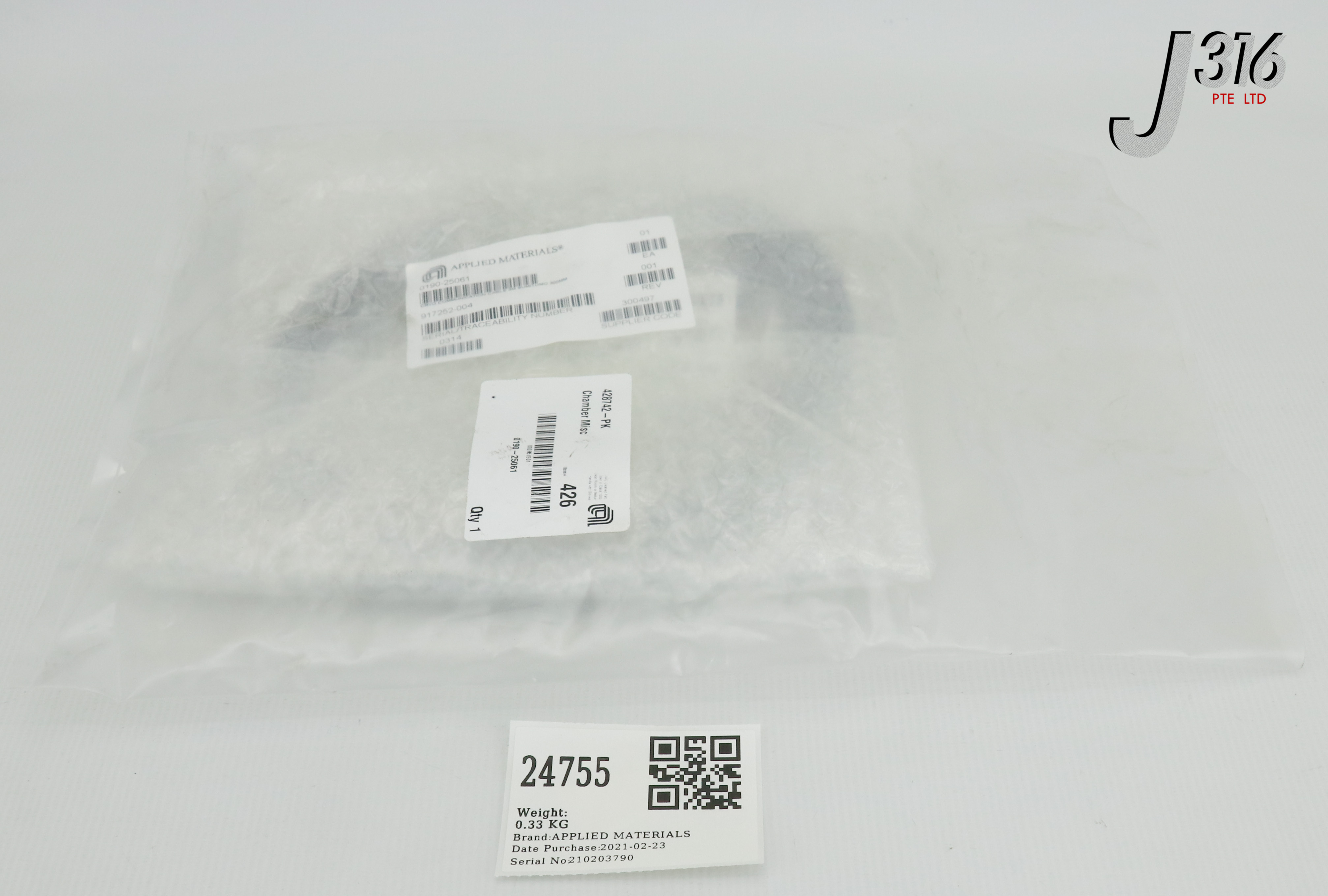24755 APPLIED MATERIALS CRYO COMMUNICATION CABLE 3M SUMITOMO 300MM (NEW) 0190-25061
