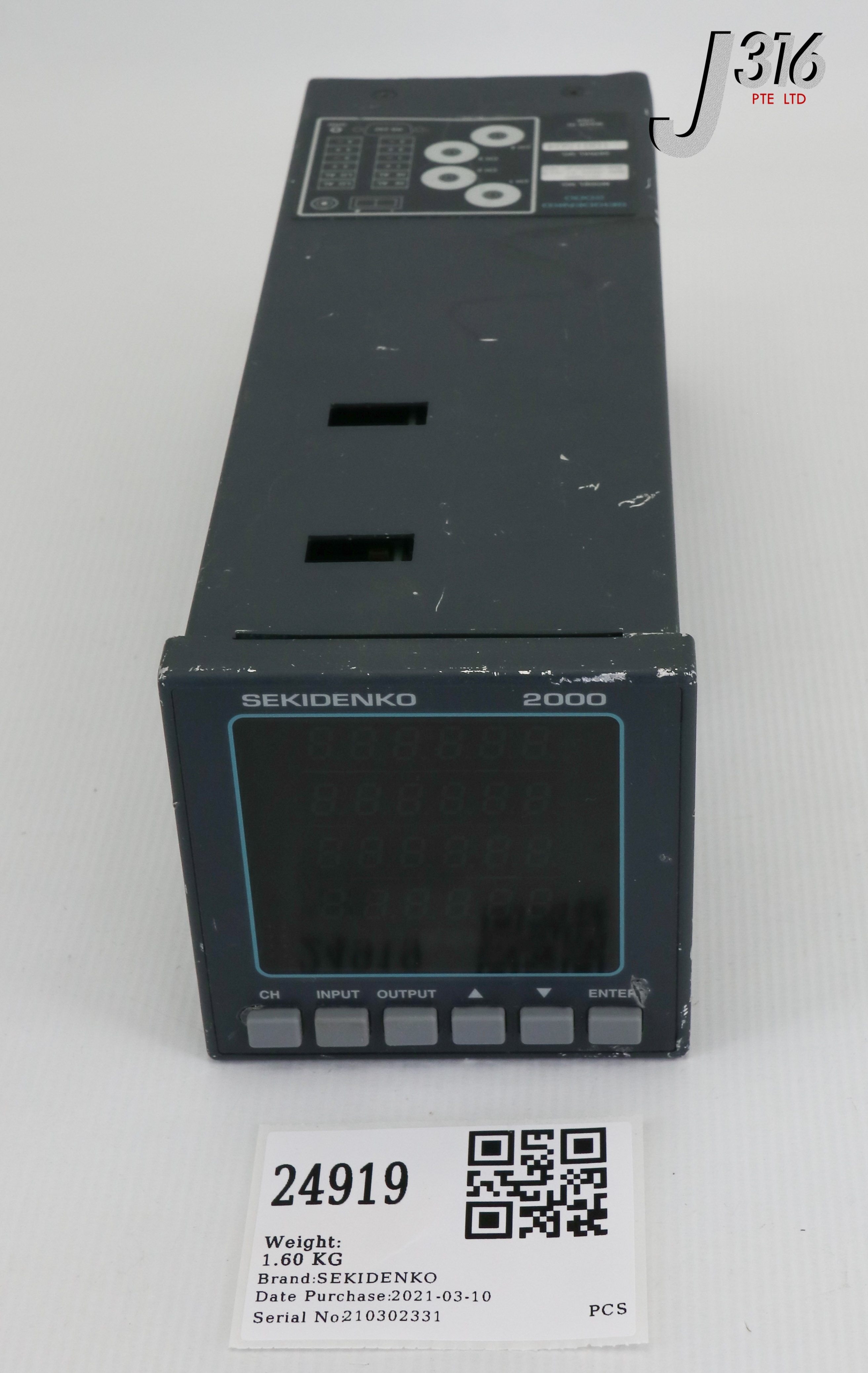 24919 SEKIDENKO ADVANCED ENERGY TEMPERATURE CONTROL THERMOMETER, 1017660, 450-2000C 950-3004-01