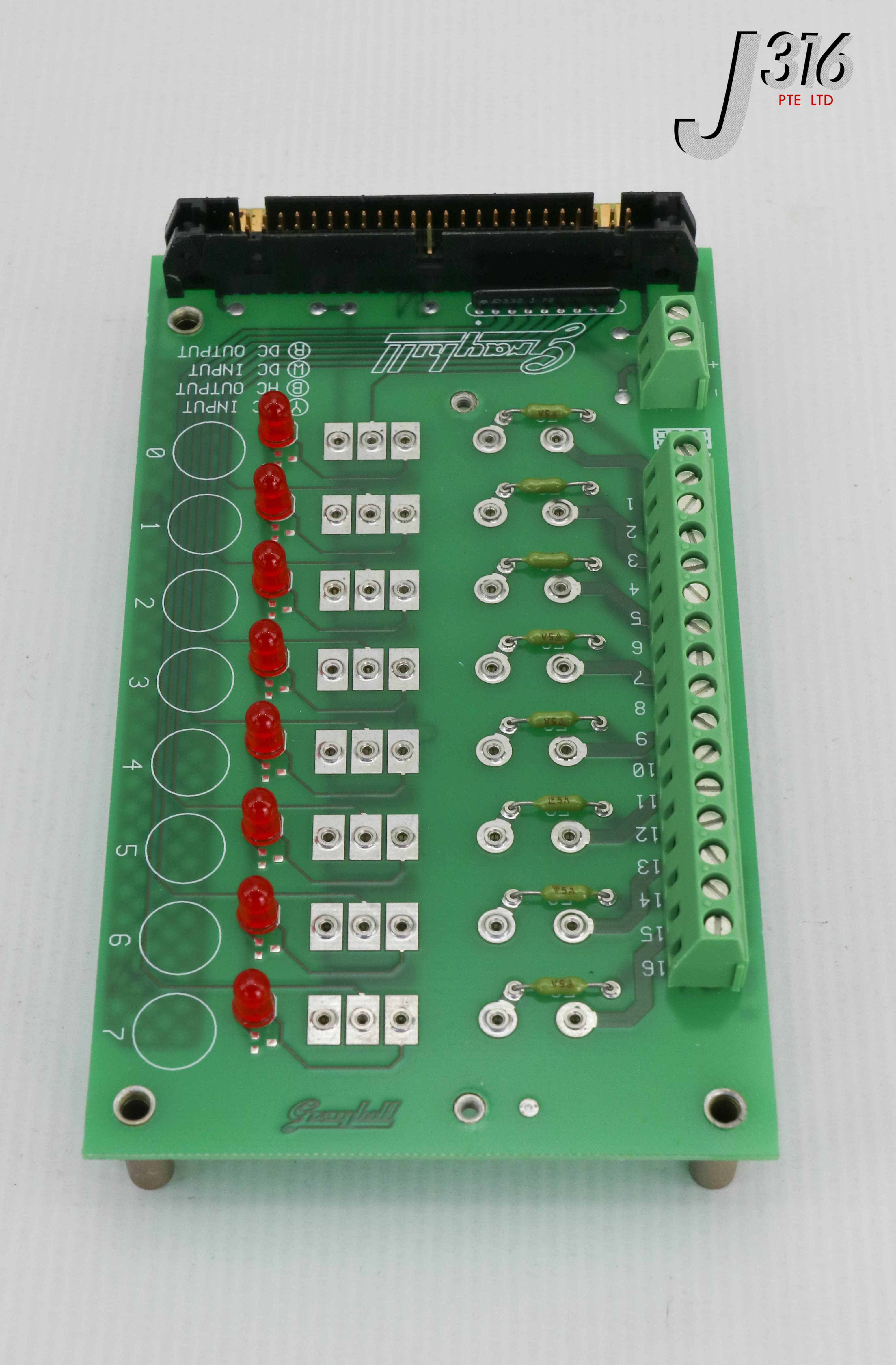 24971 GRAYHILL PCB, 8 CHANNELS RELAY MODULE BOARD, 70AD3266 70MRCK8 ...