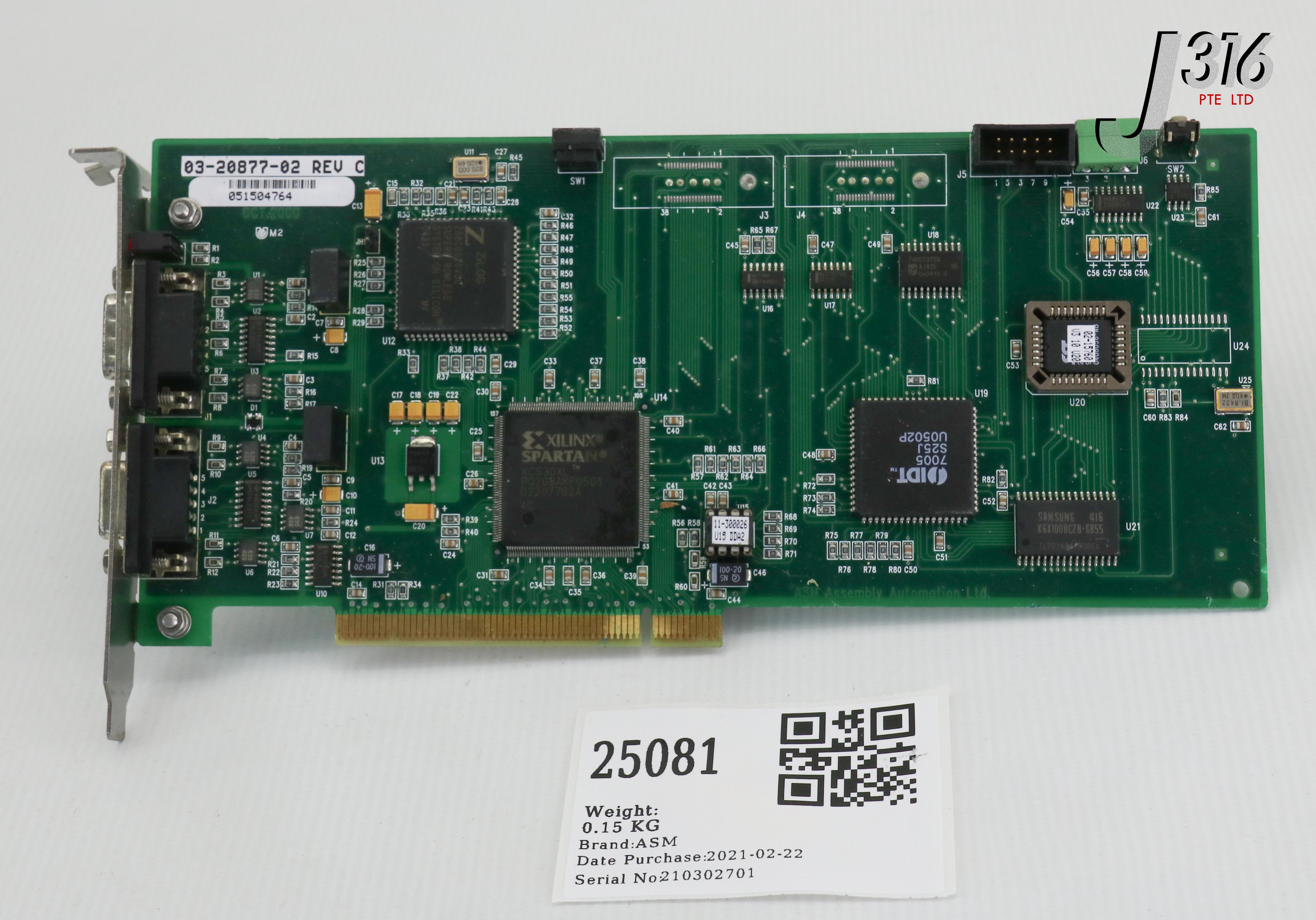 25081 ASM PCB ASSY, 64-20877 03-20877-02