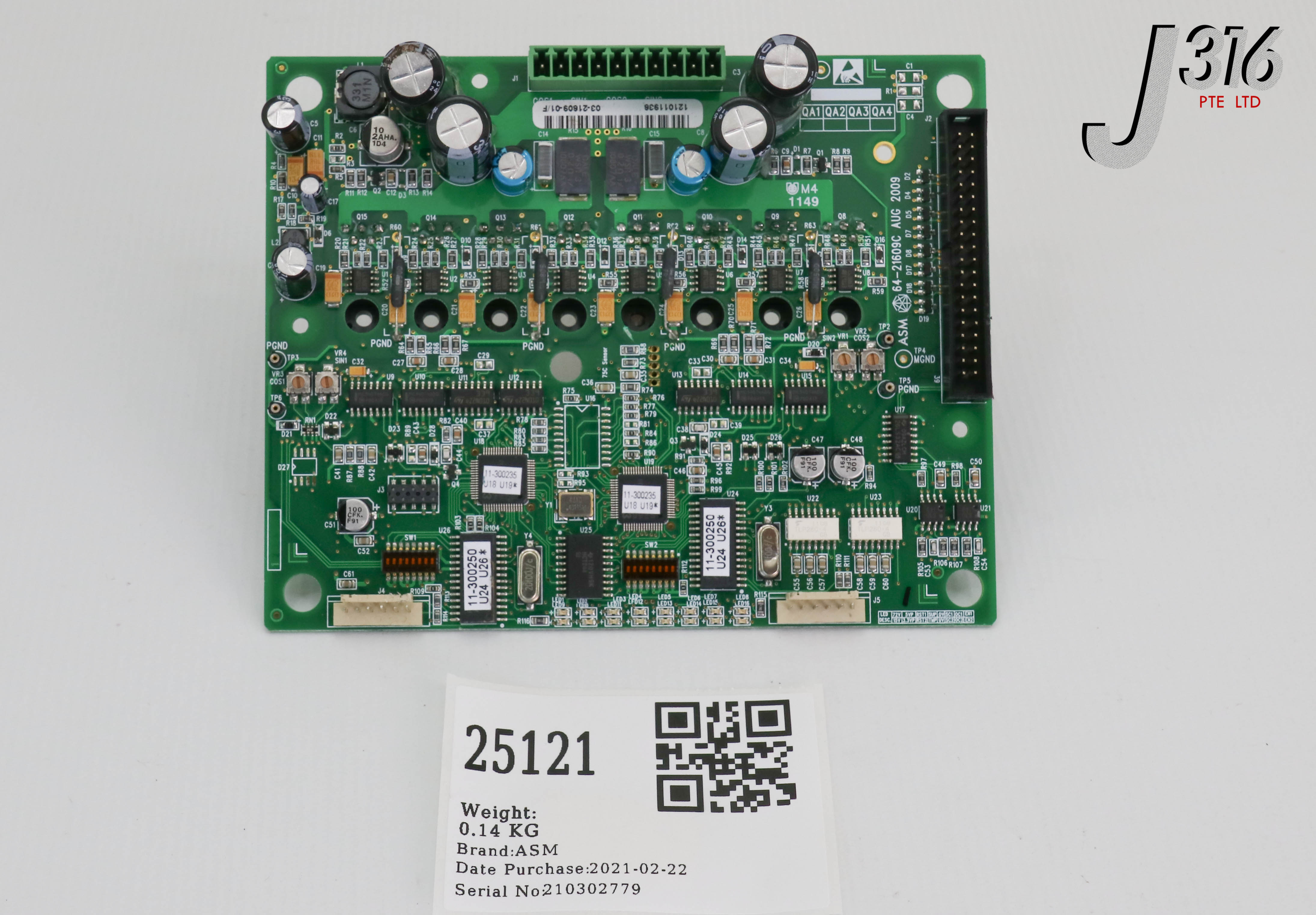 25121 ASM PCB ASSY, 64-21609C 03-21609-01/F