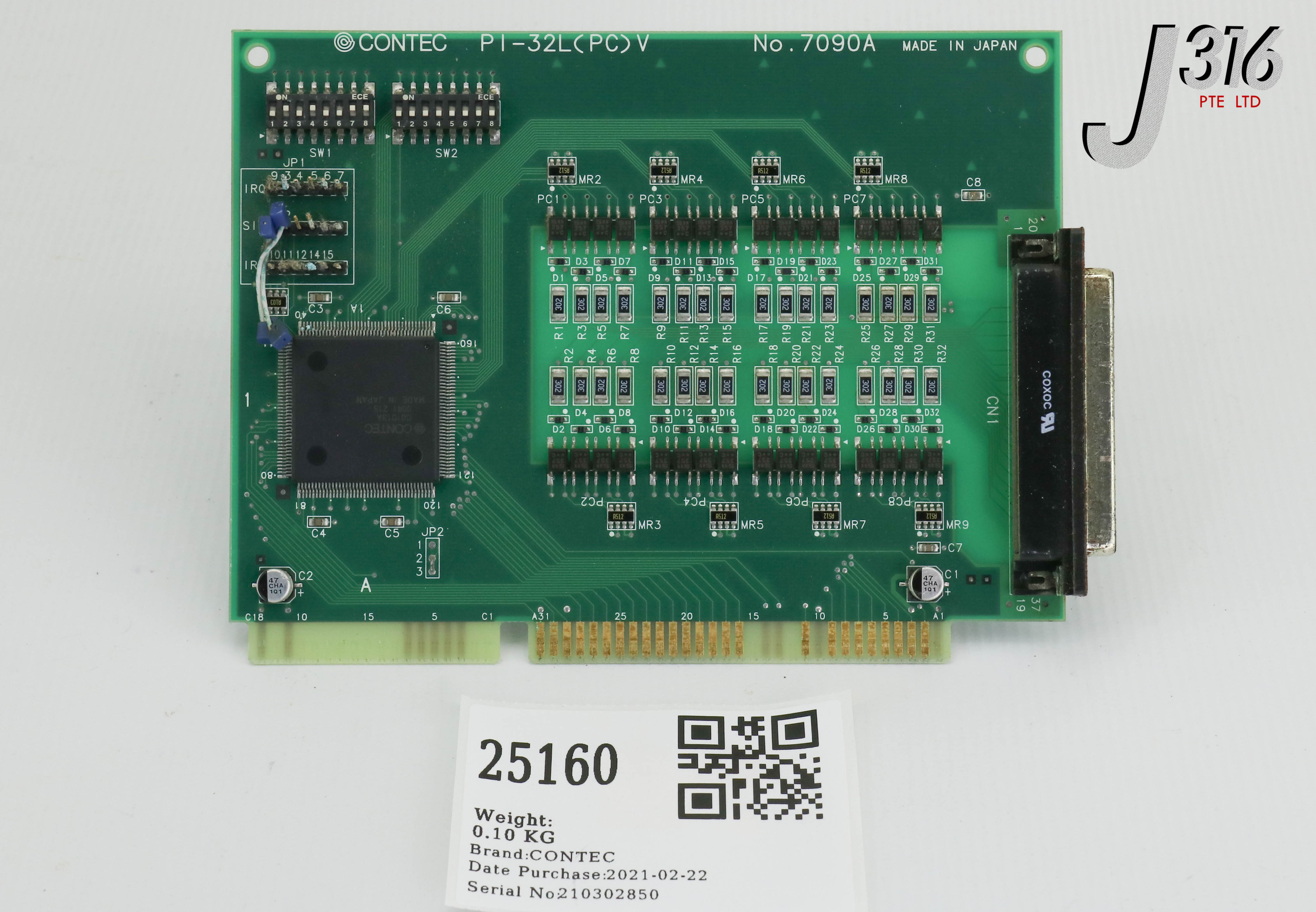25160 CONTEC PCB, 7090A BOARD PI-32L(PC)V