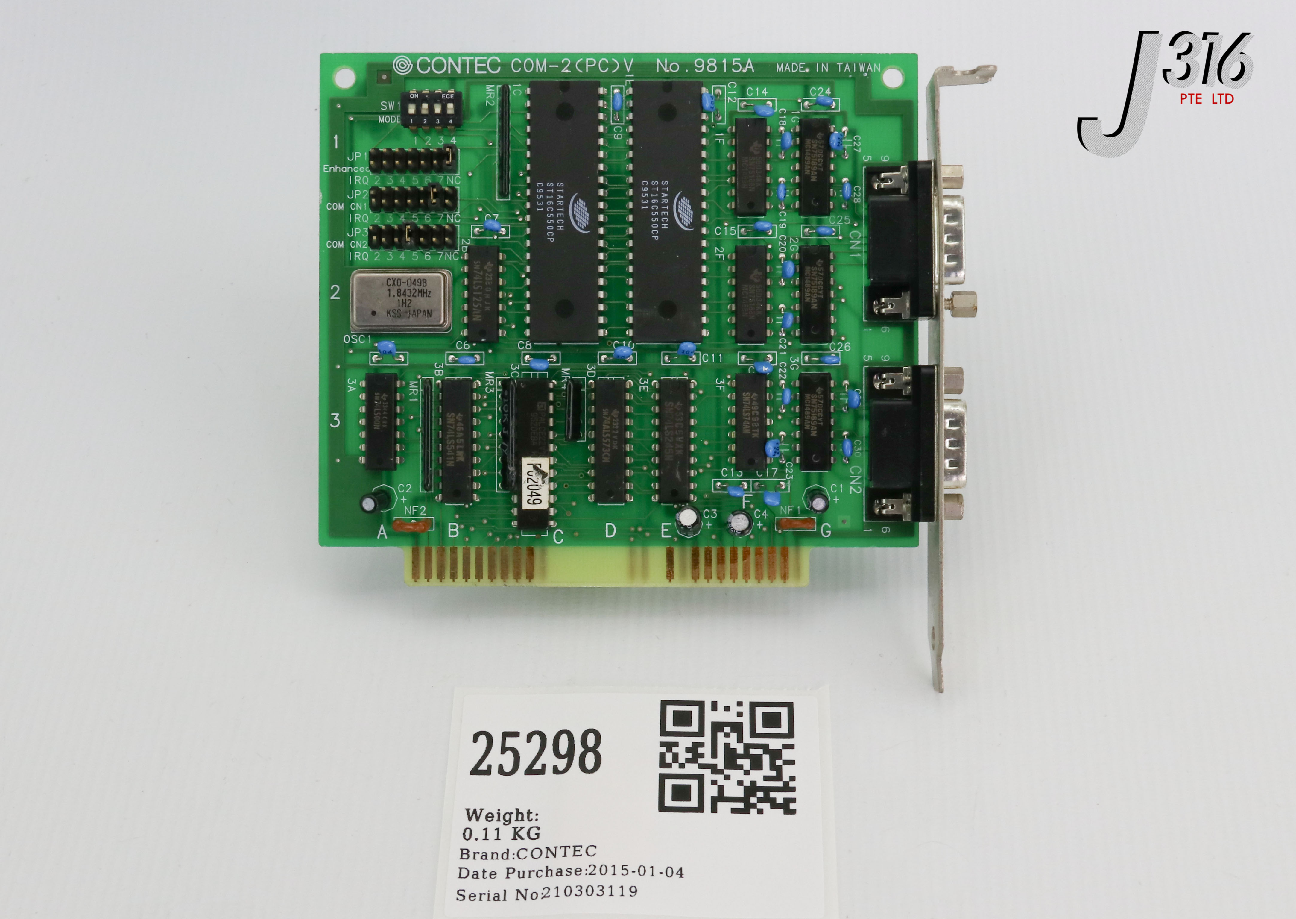 25298 CONTEC PCB, COM-2(PC)V 9815A
