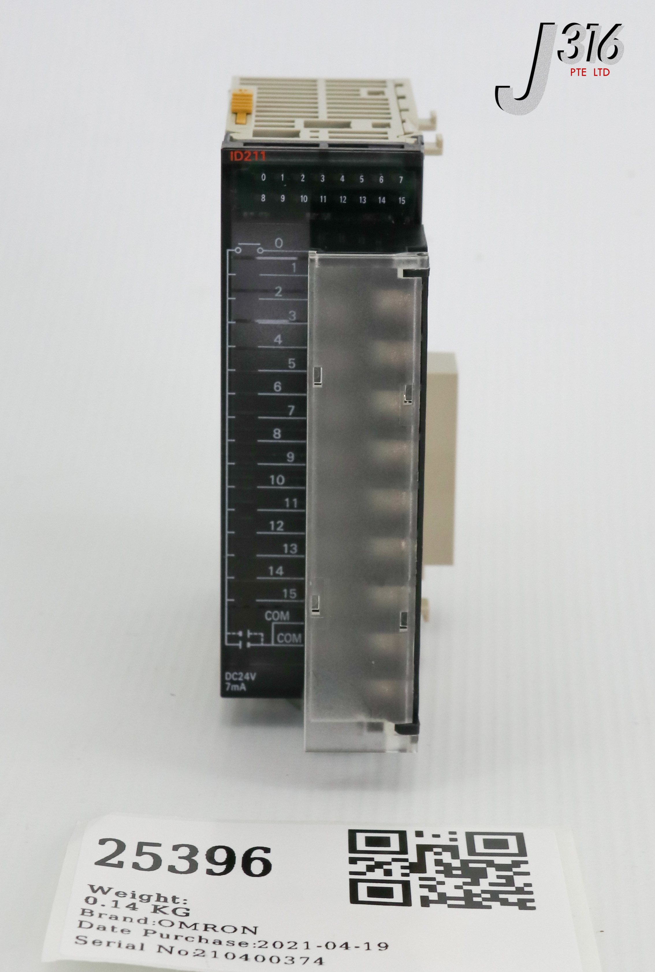 25396 OMRON INPUT UNIT ID211 CJ2H-ID211