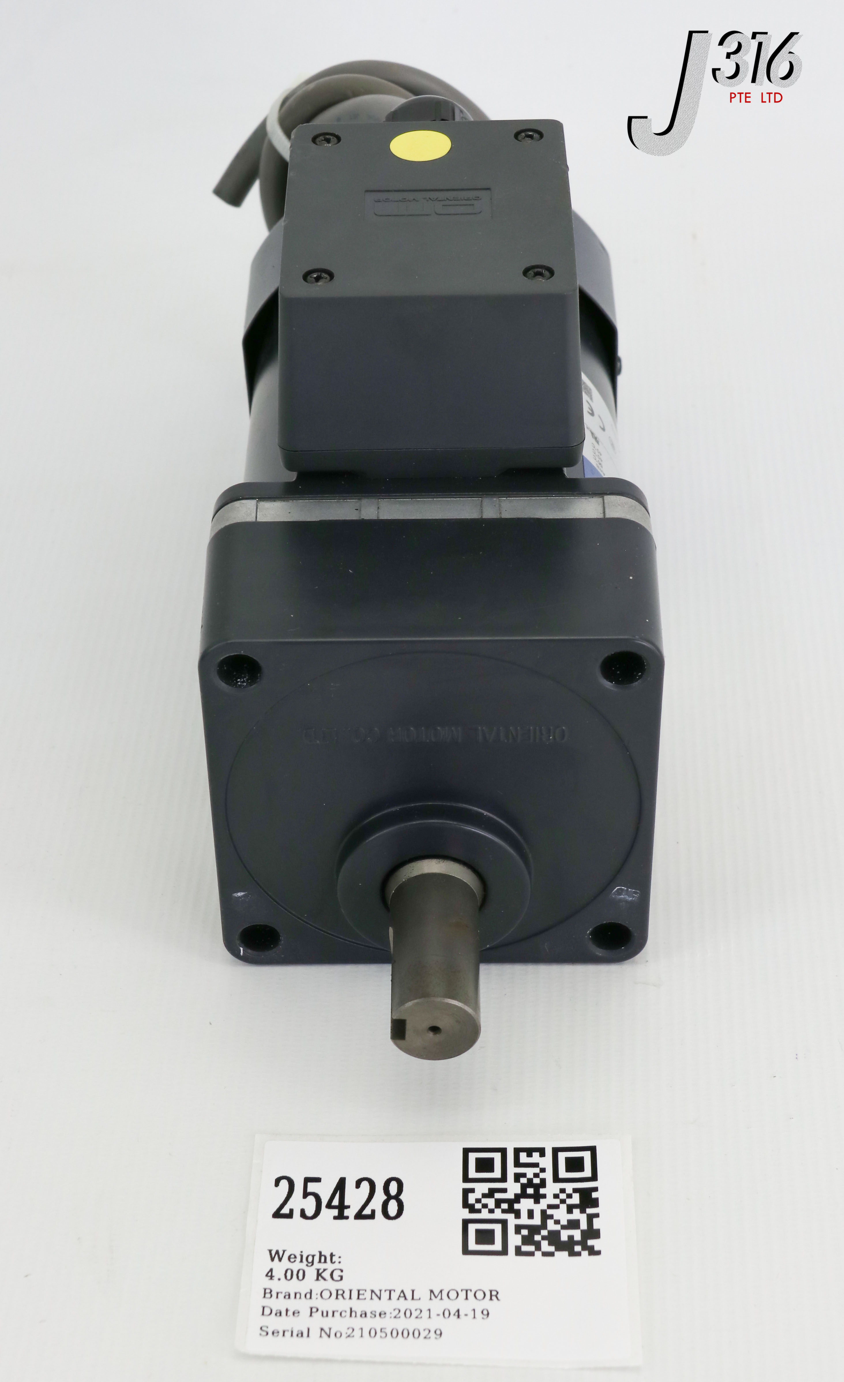 25428 ORIENTAL MOTOR INDUCTION MOTOR W/ GEAR HEAD GVR5G12.5 VHI590S2T-GVR