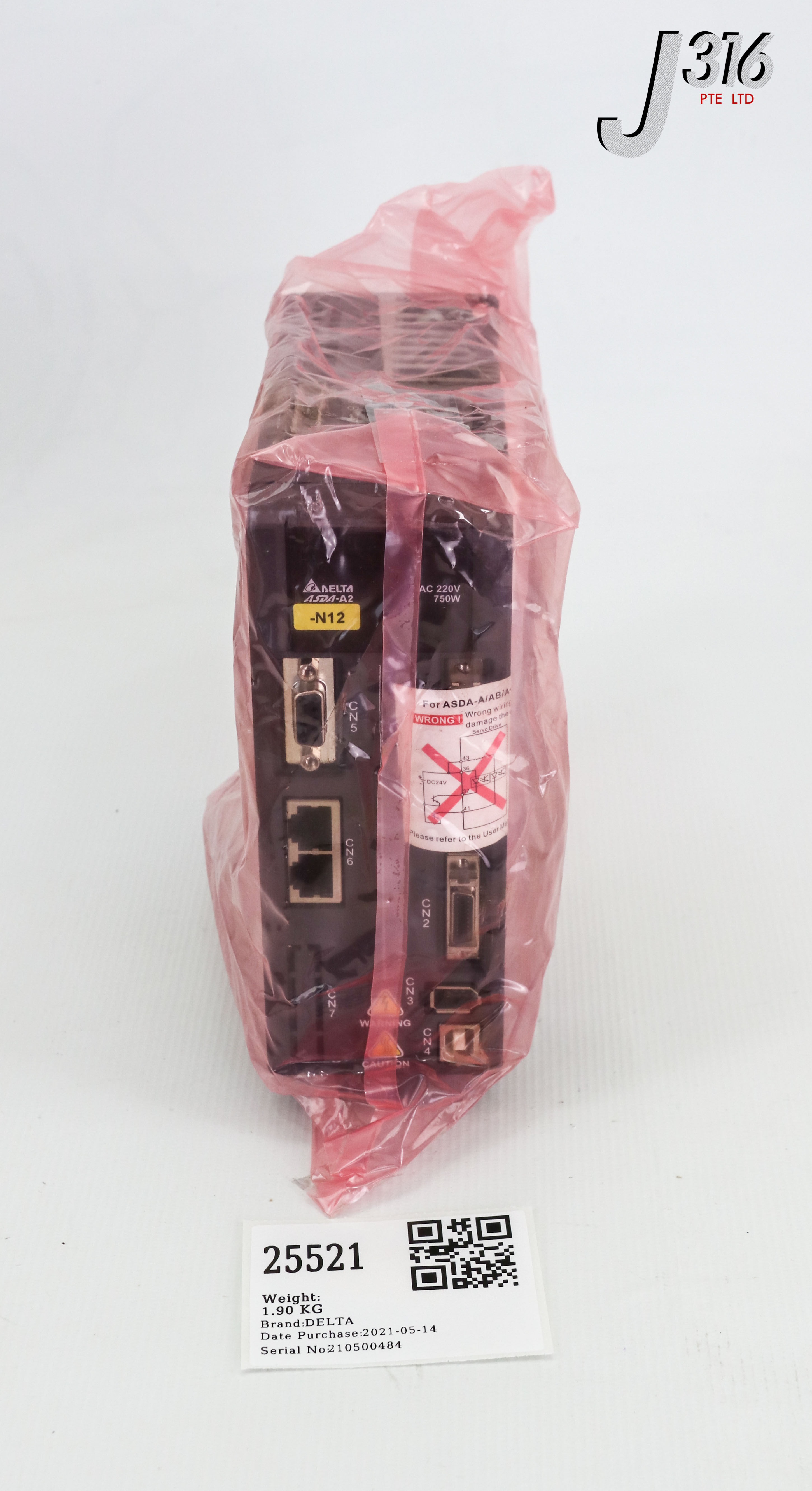 25521 DELTA AC SERVO DRIVE (NEW) ASD-A2-0721-M