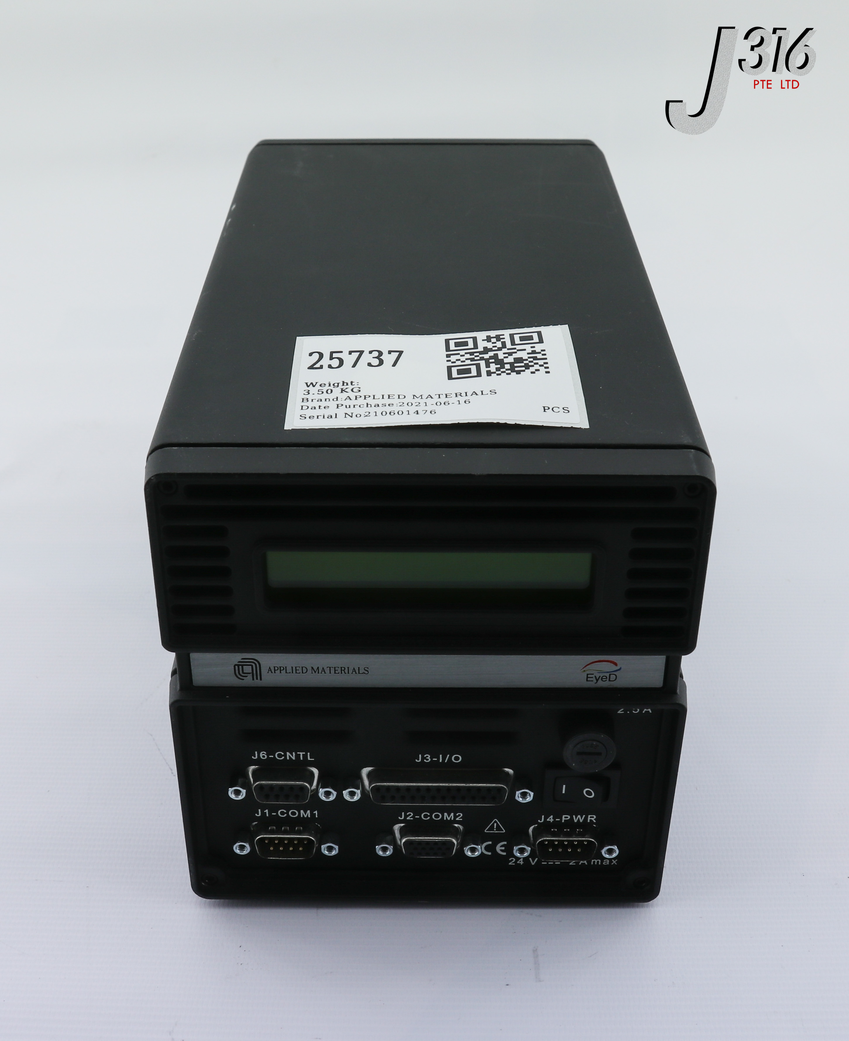 25737 APPLIED MATERIALS VERITY EYED CONTROLLER SPECTROGRAPH, 1007467, SD1024F-2-S (PARTS) 0190-28658