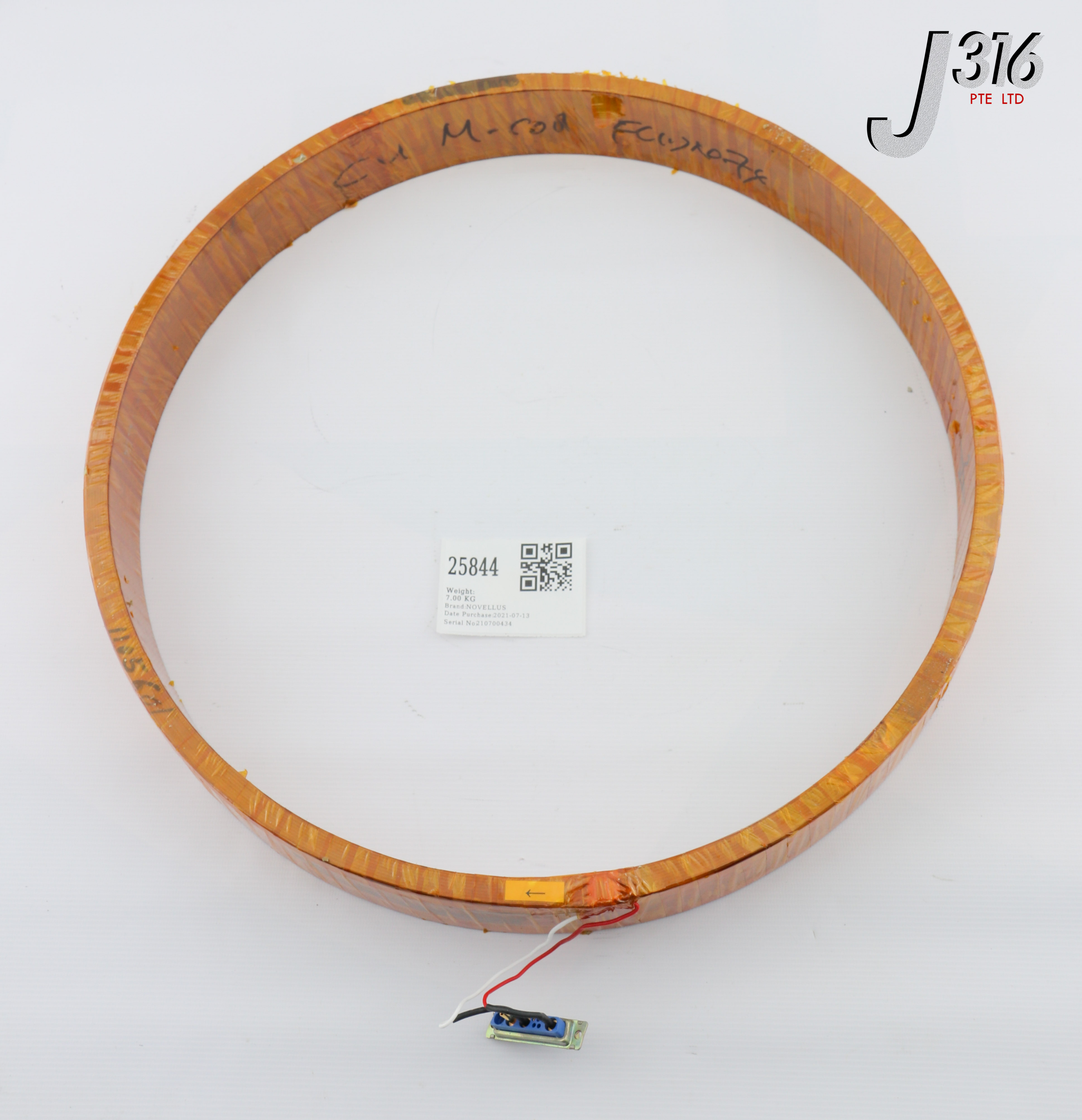 25844 NOVELLUS COIL ADAPTOR RING, 45CM 02-150083-00