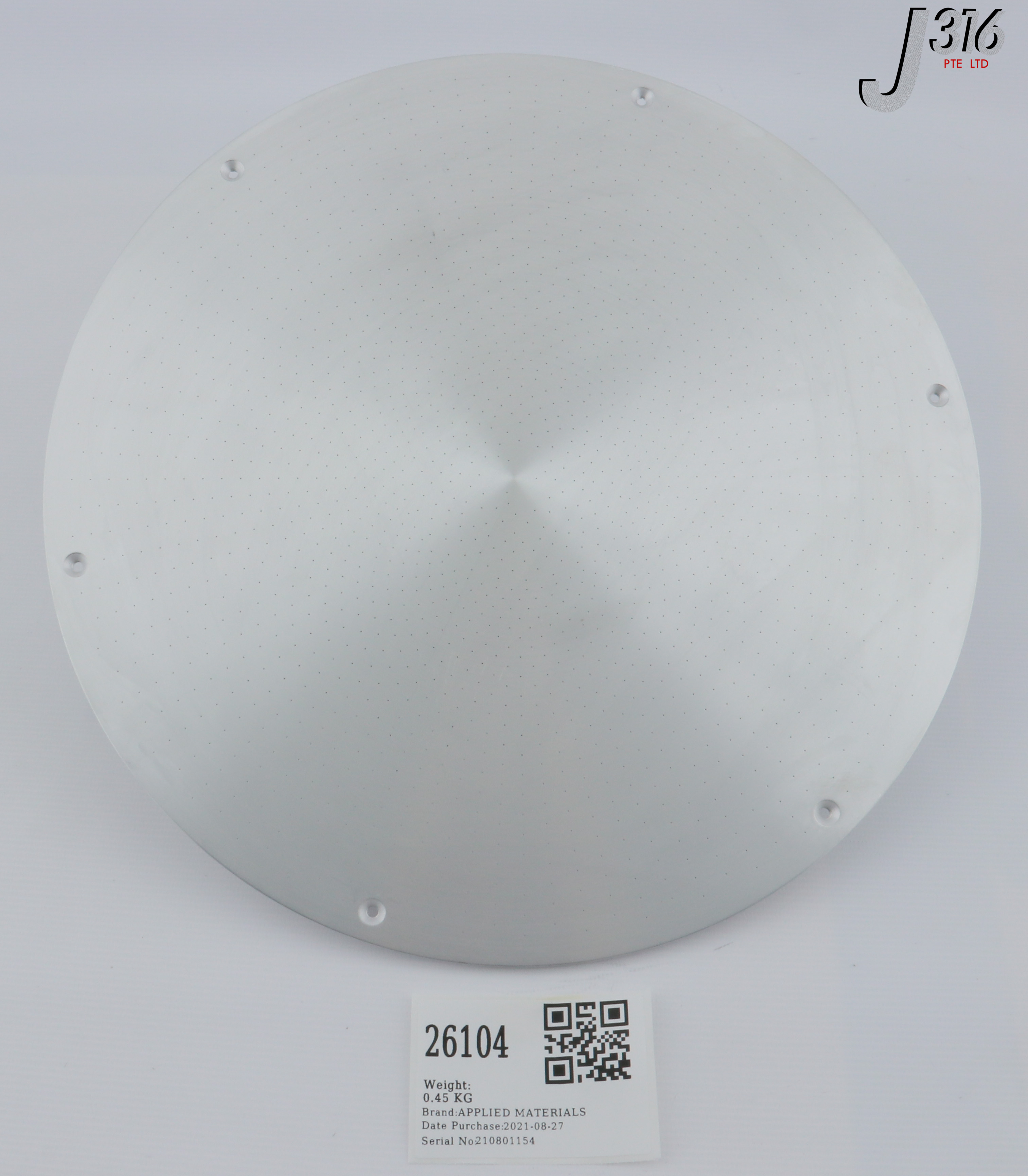 TI Texas Instruments 22933-CR4-2G Ceramic Pumping Plate Insert AMAT? 