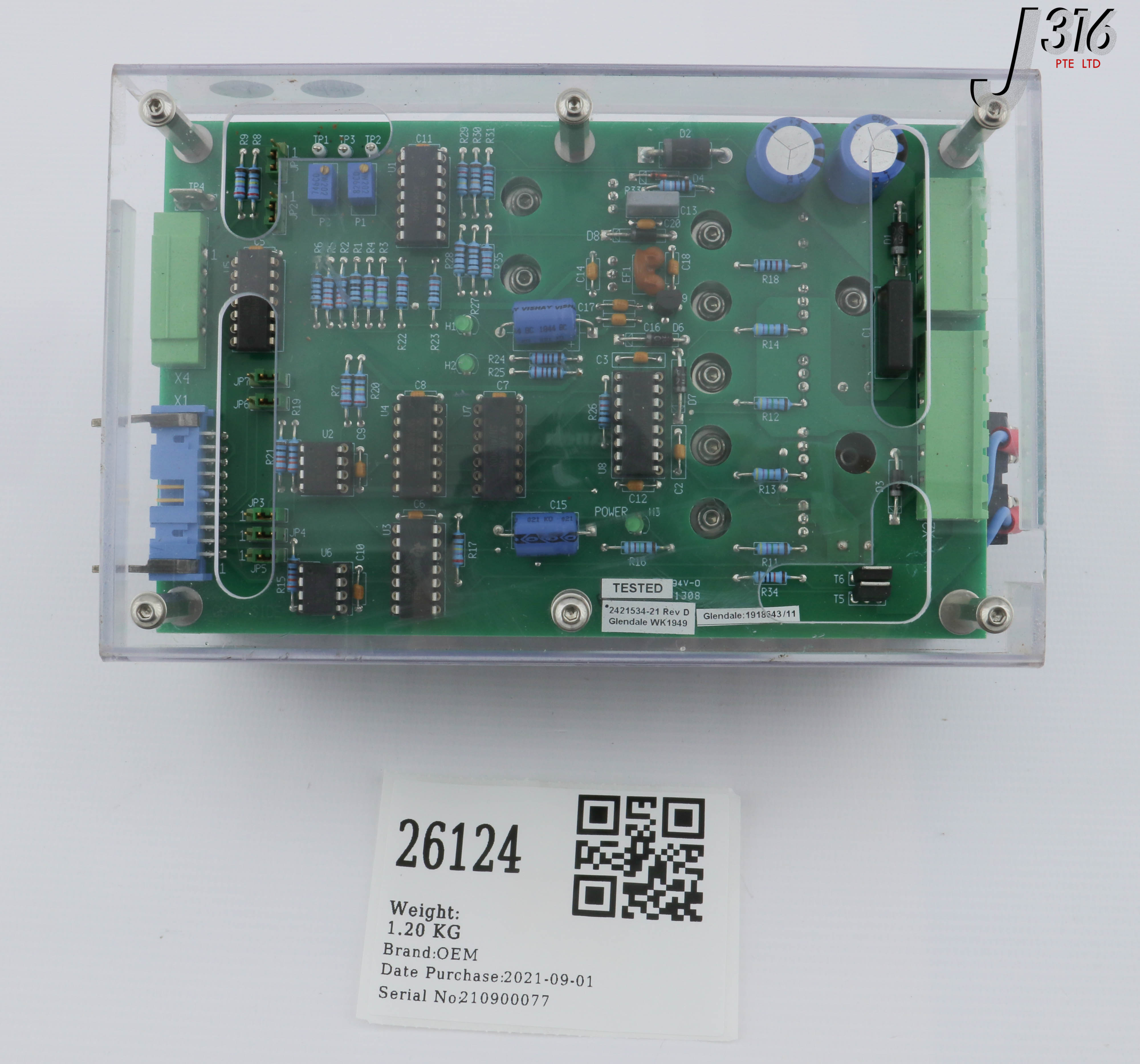 26124 ASM PSB, DISTRIBUTION BOARD (PARTS) 2421534-21