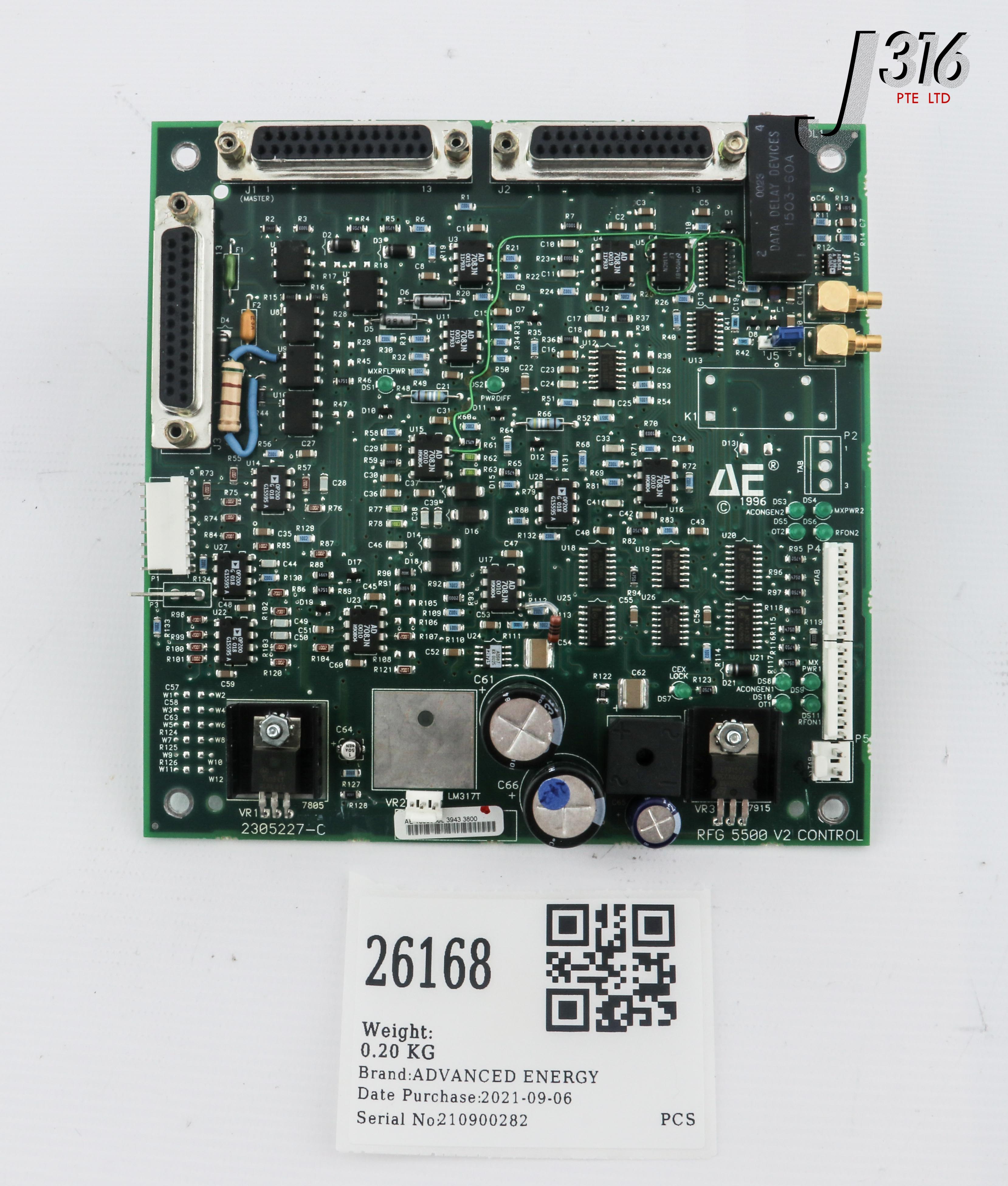 26168 ADVANCED ENERGY PCB, RFG 5500 V2 CONTROL 2305227-C