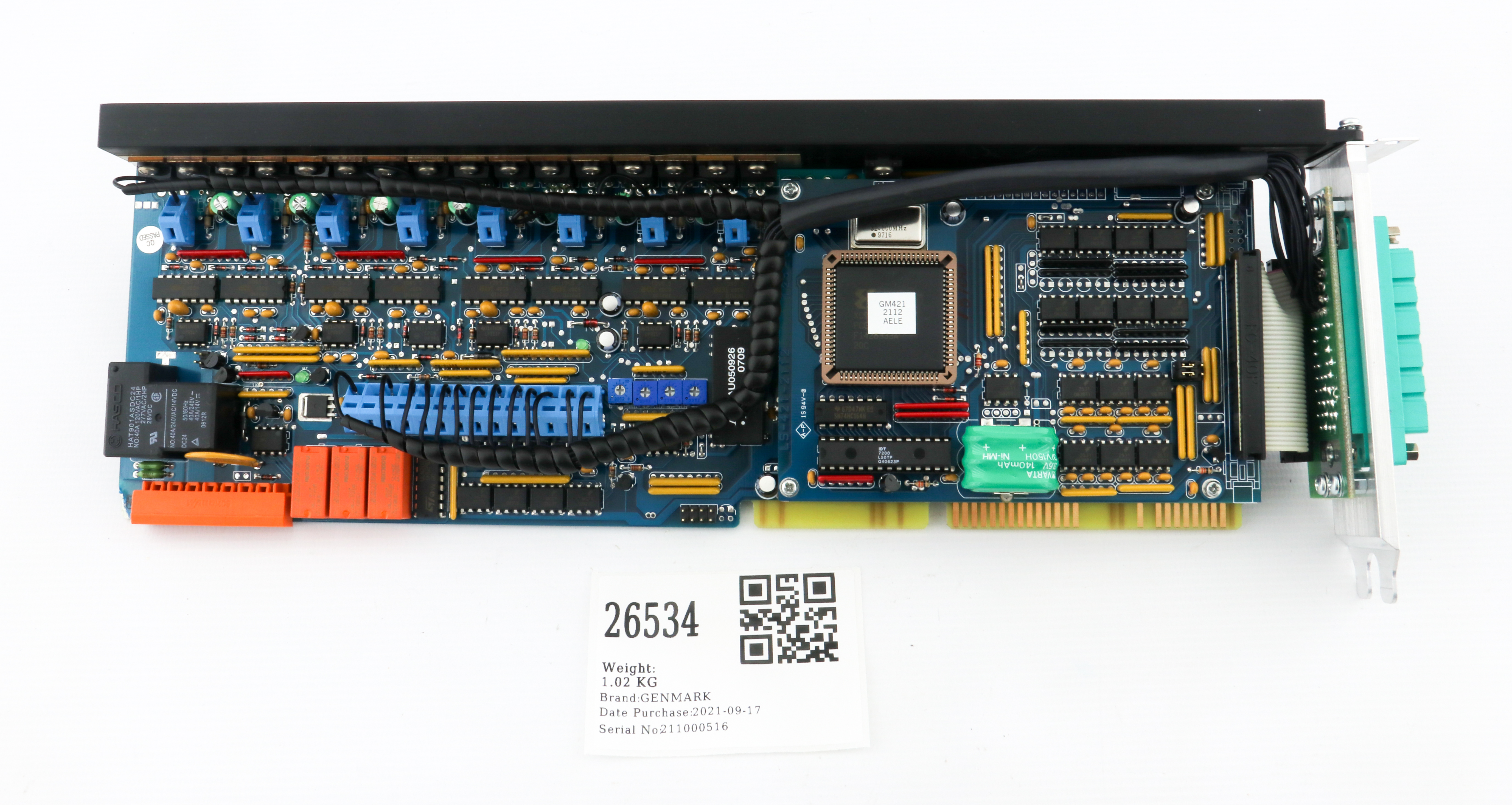 26534 GENMARK PCB, ROBOT/PREALIGNER INTERFACE, LS-421E-1001 W/ LS-421-2112 860214A01