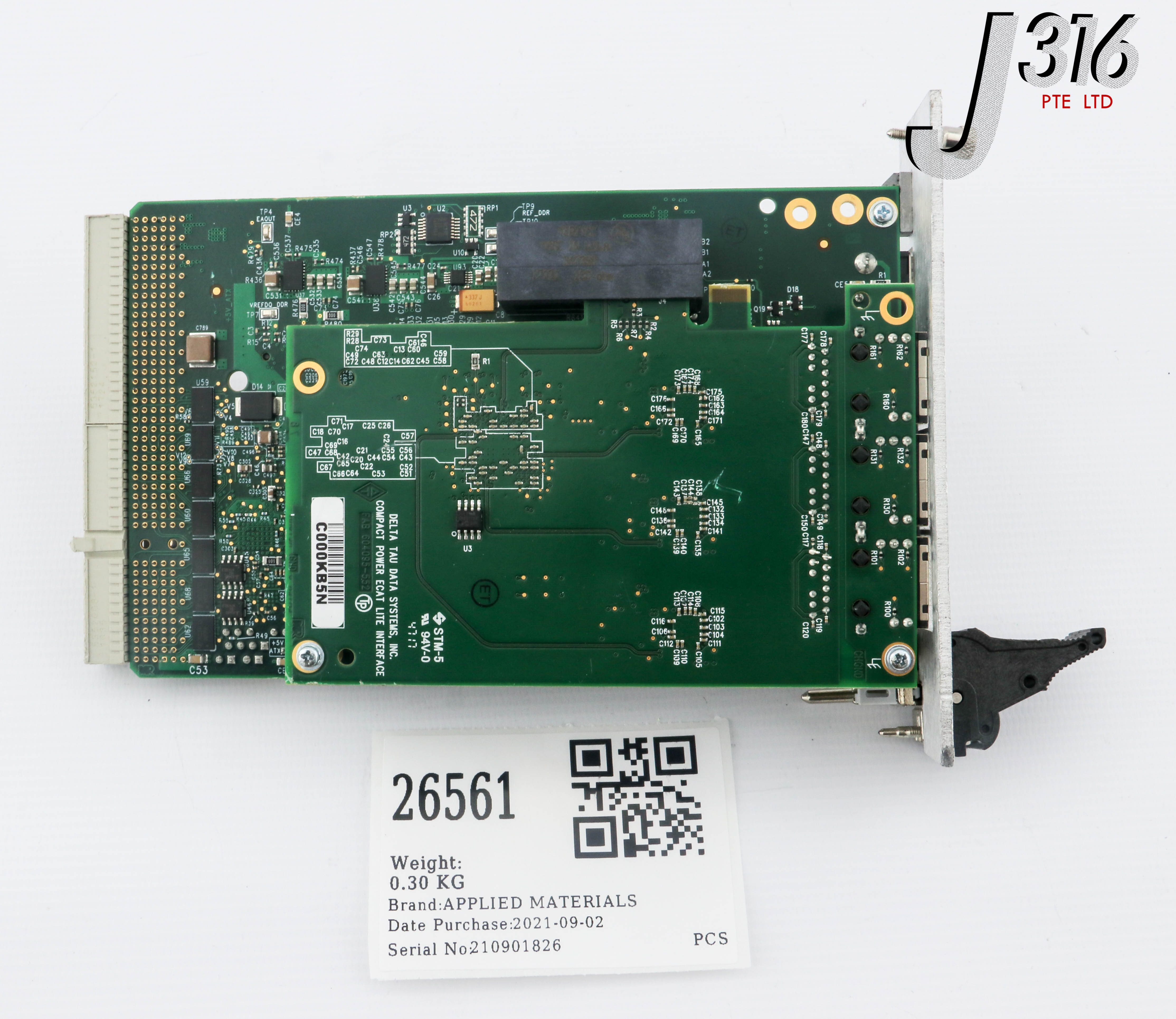 26561 APPLIED MATERIALS PCB ASSY, POWER PMAC 465 CPU, 604055-101 0190-49518