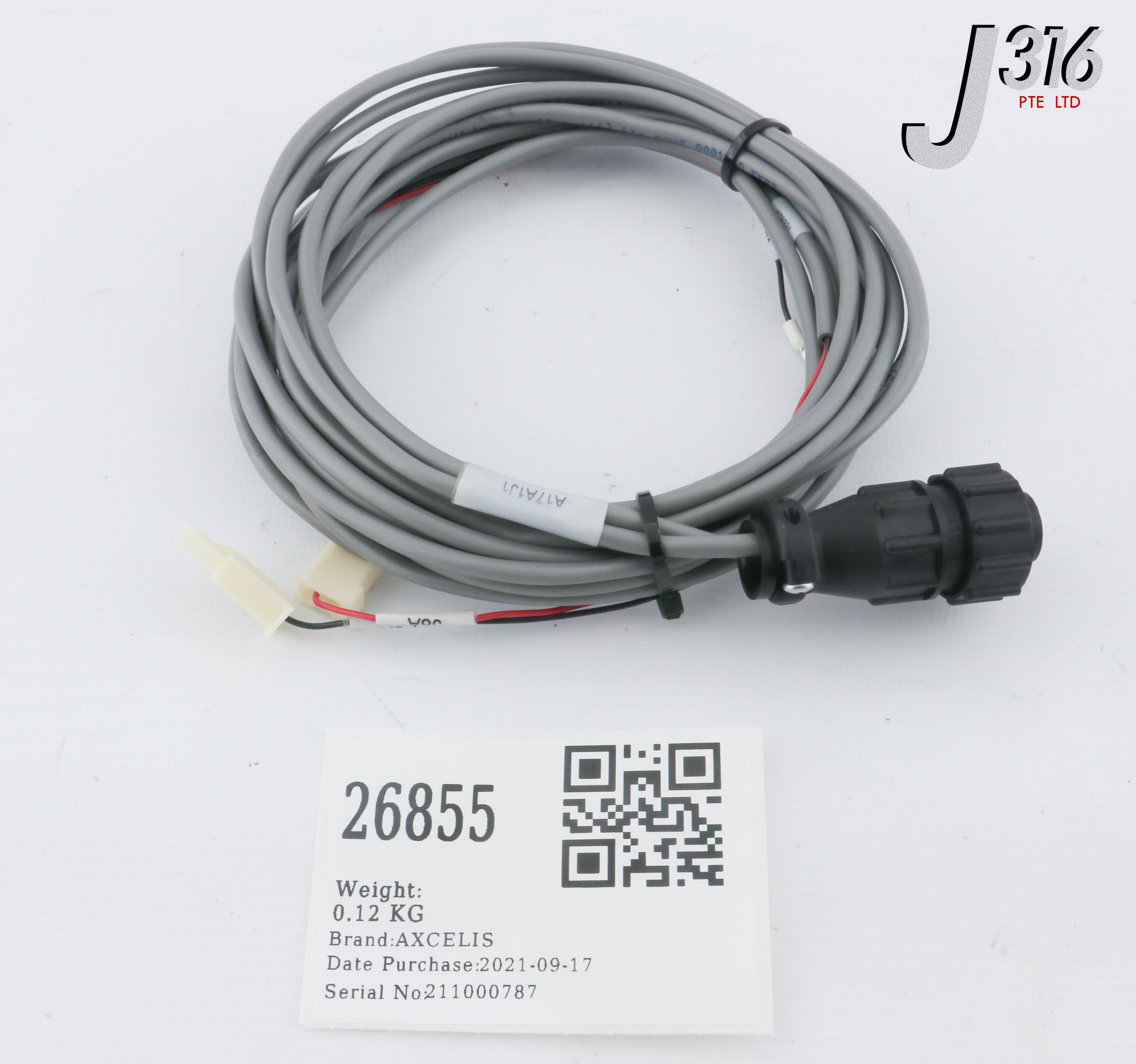 26855 AXCELIS CABLE ASSY SEAL INTEGRITY SENSOR, 2.1M 678331