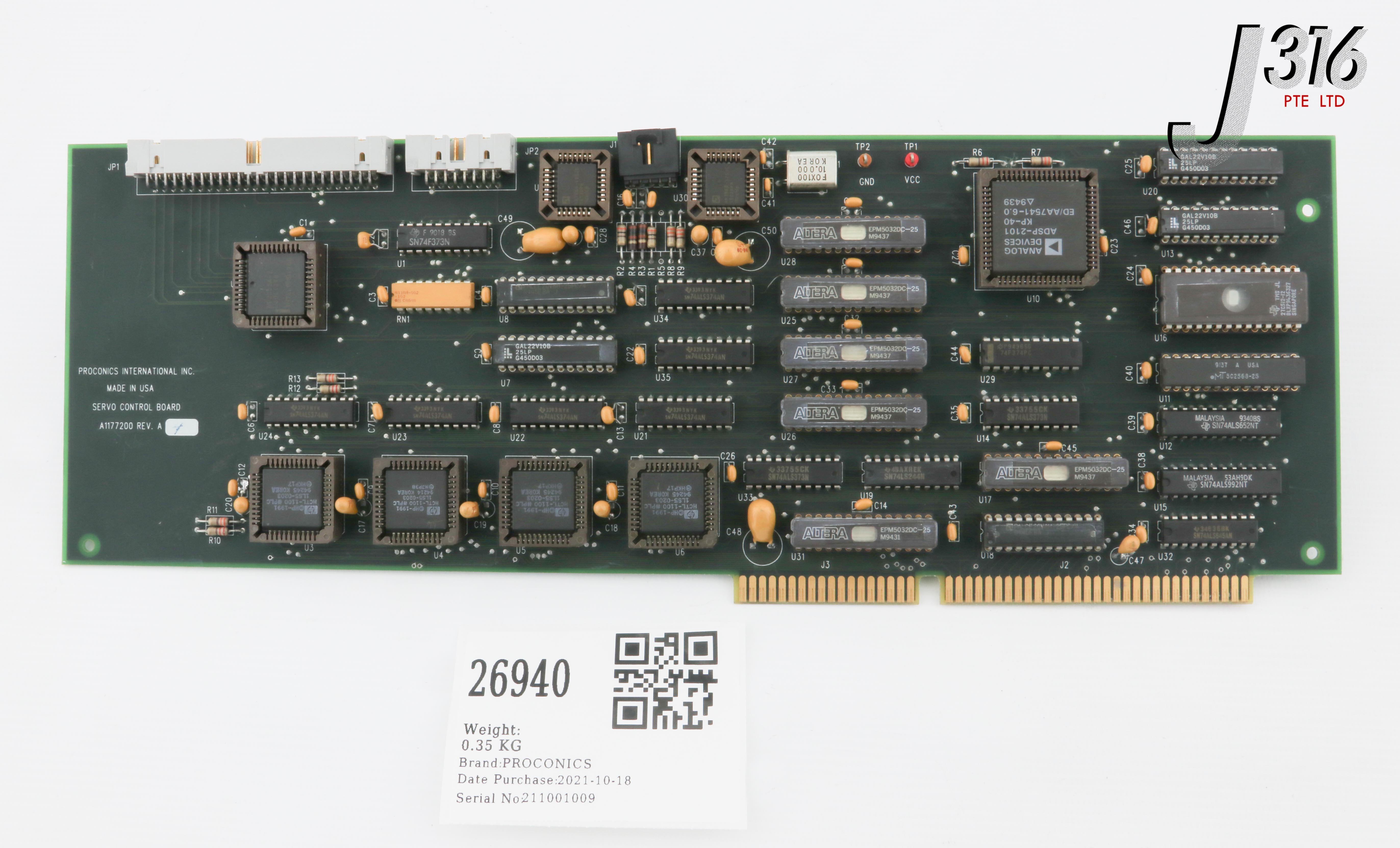 26940 PROCONICS PCB, SERVO CONTROL BOARD A1177200