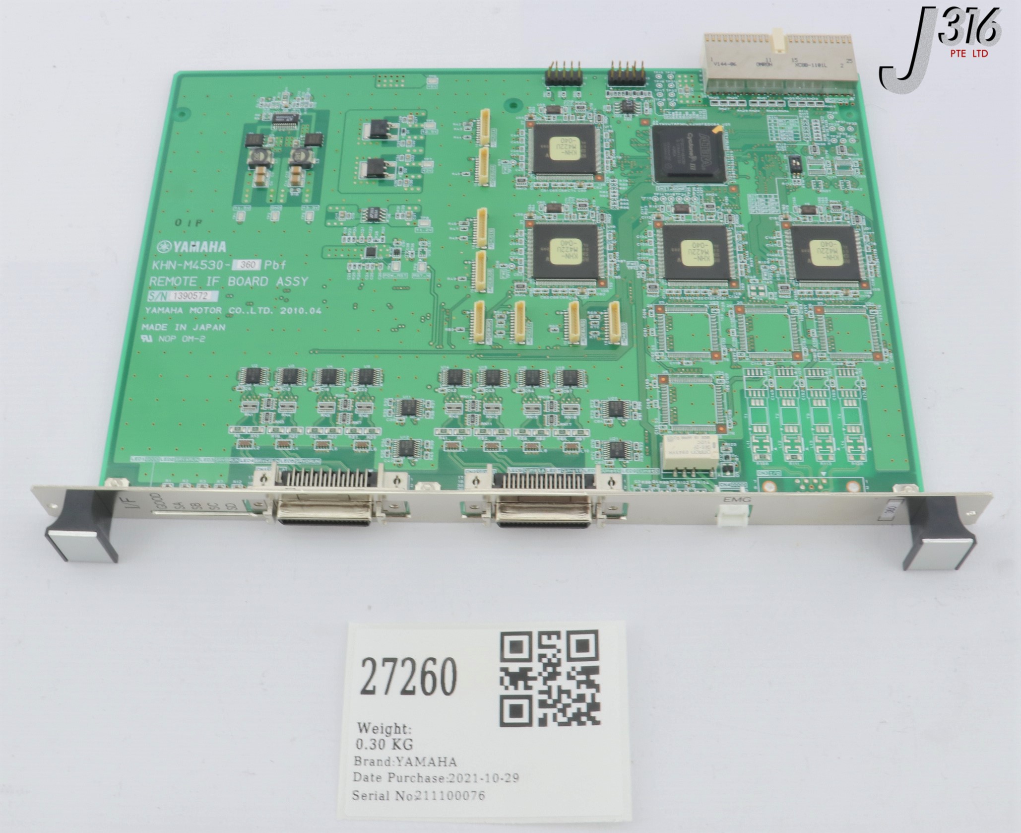 27260 YAMAHA PCB, REMOTE IF BOARD ASSY KHN-M4530-360