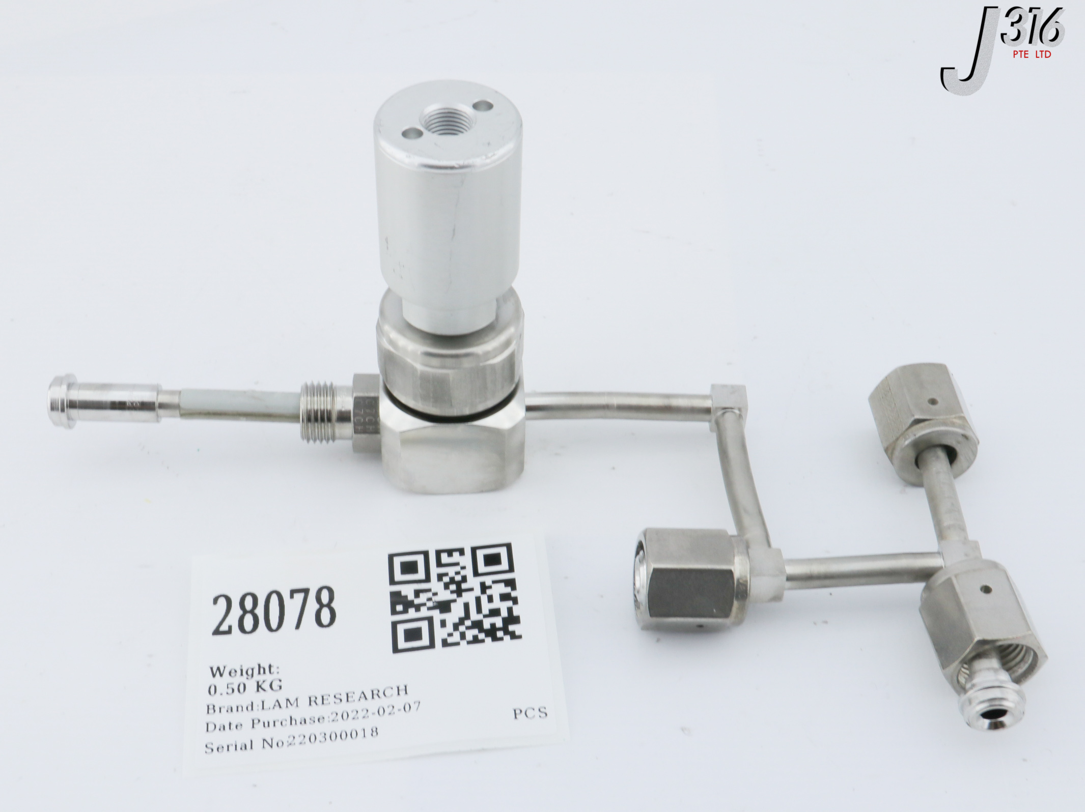 28078 LAM RESEARCH 4-WAY MANIFOLD VALVE ASSY 839-810333-001